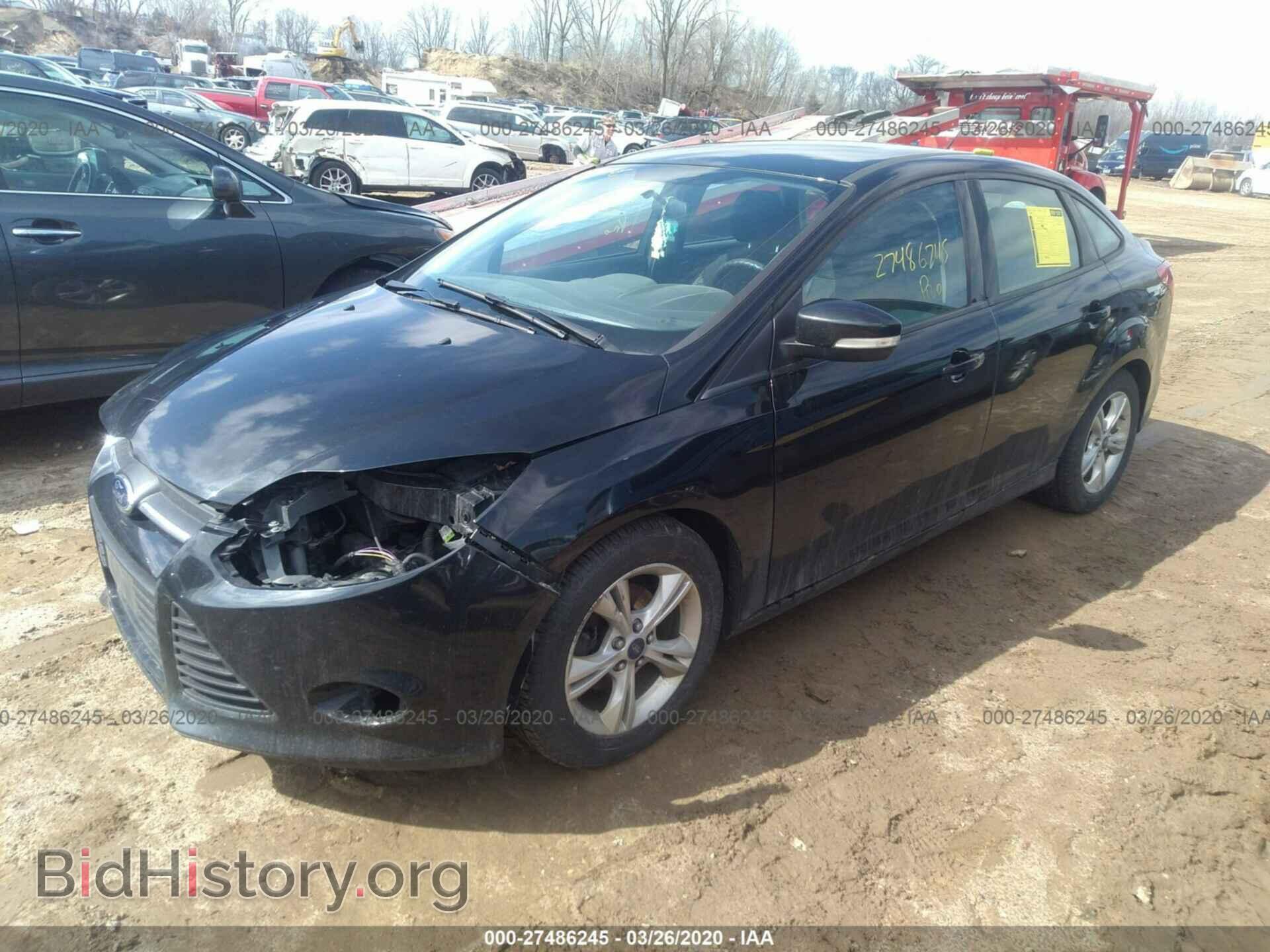 2014 FORD FOCUS - VIN: 1FADP3F28EL334473 - Фото 2