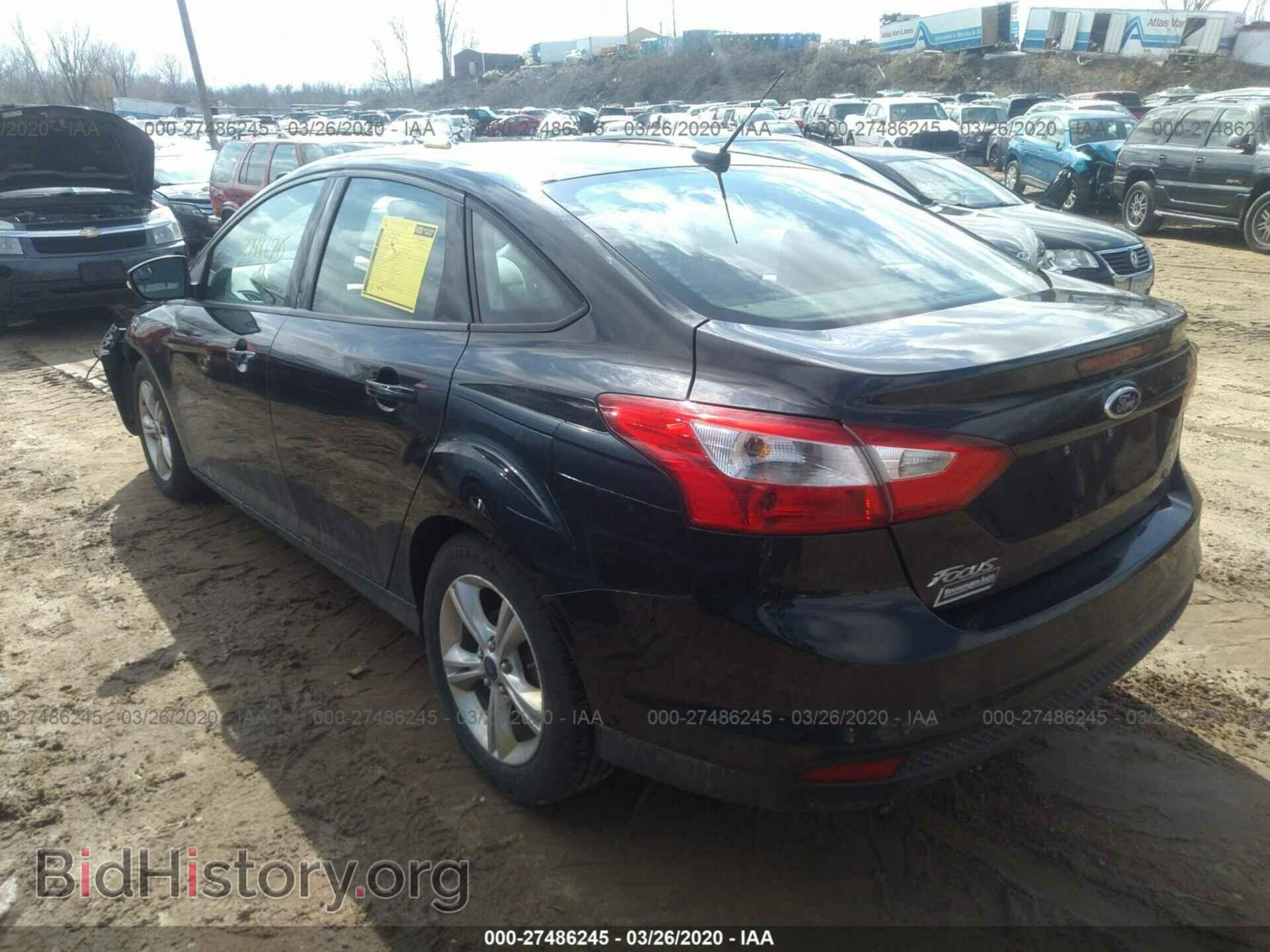 2014 FORD FOCUS - VIN: 1FADP3F28EL334473 - Фото 3