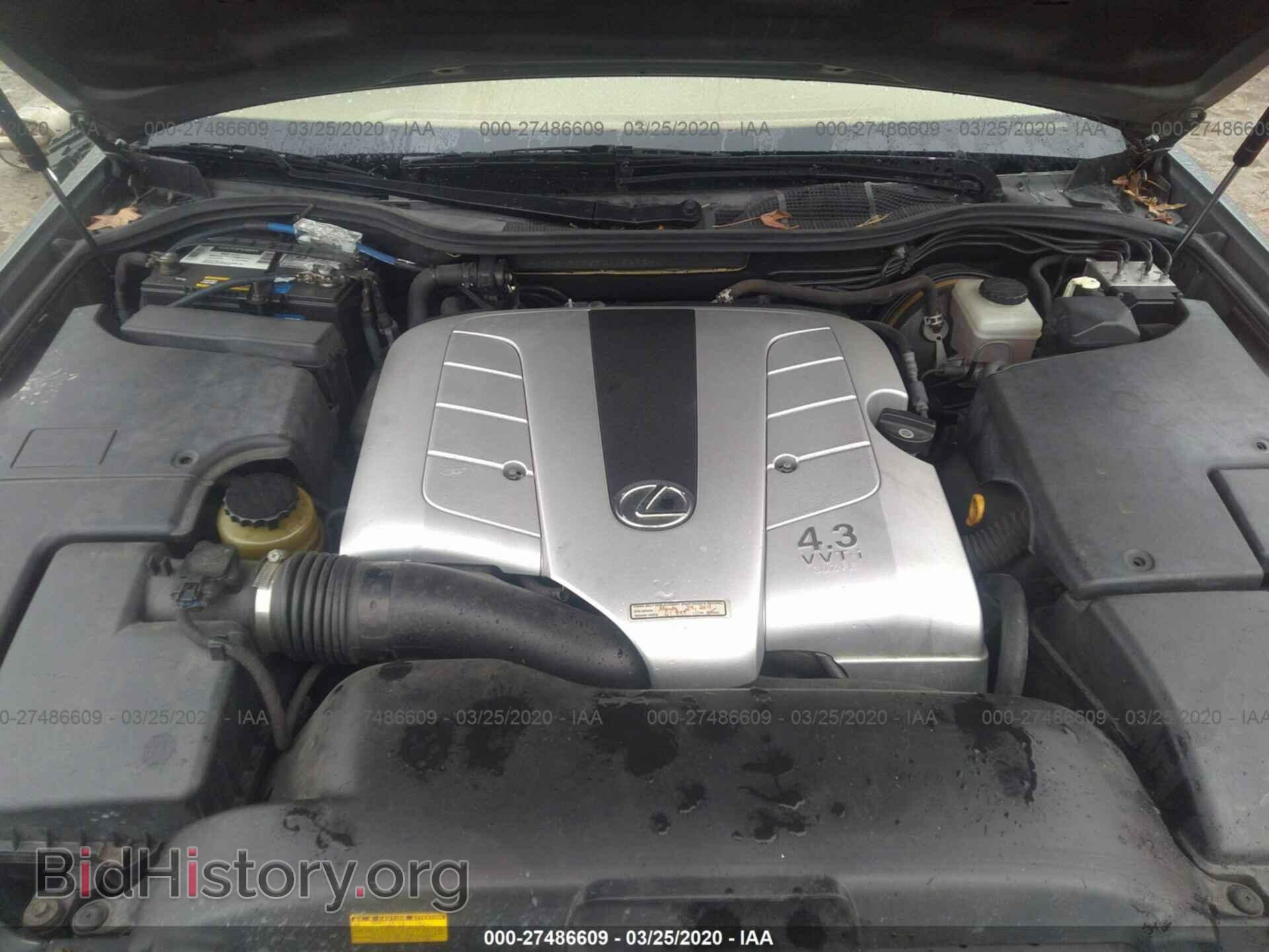 2003 LEXUS LS - VIN: JTHBN30F630119478 - Фото 10