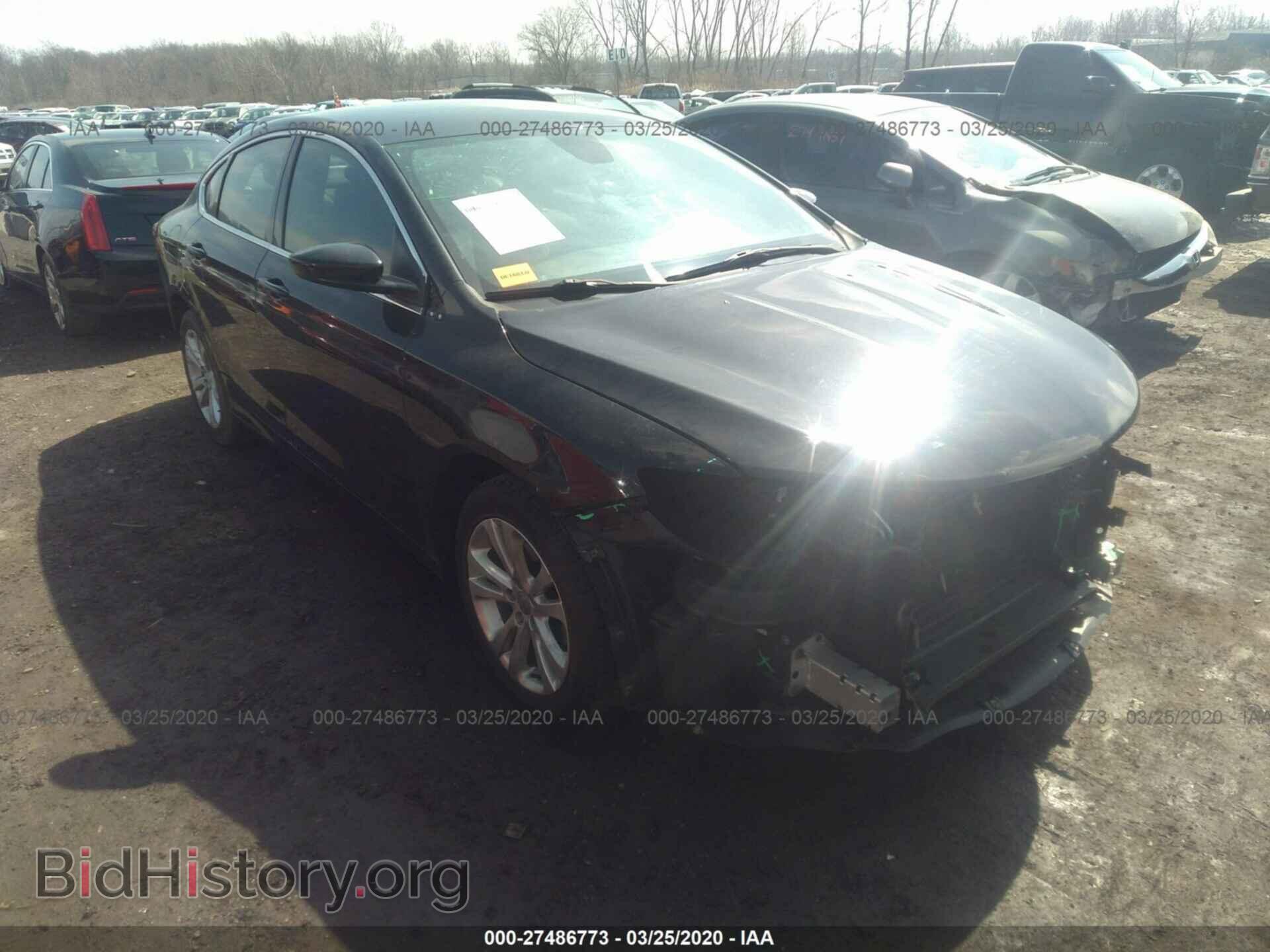 Фотография 1C3CCCAB0FN597320 - CHRYSLER 200 2015