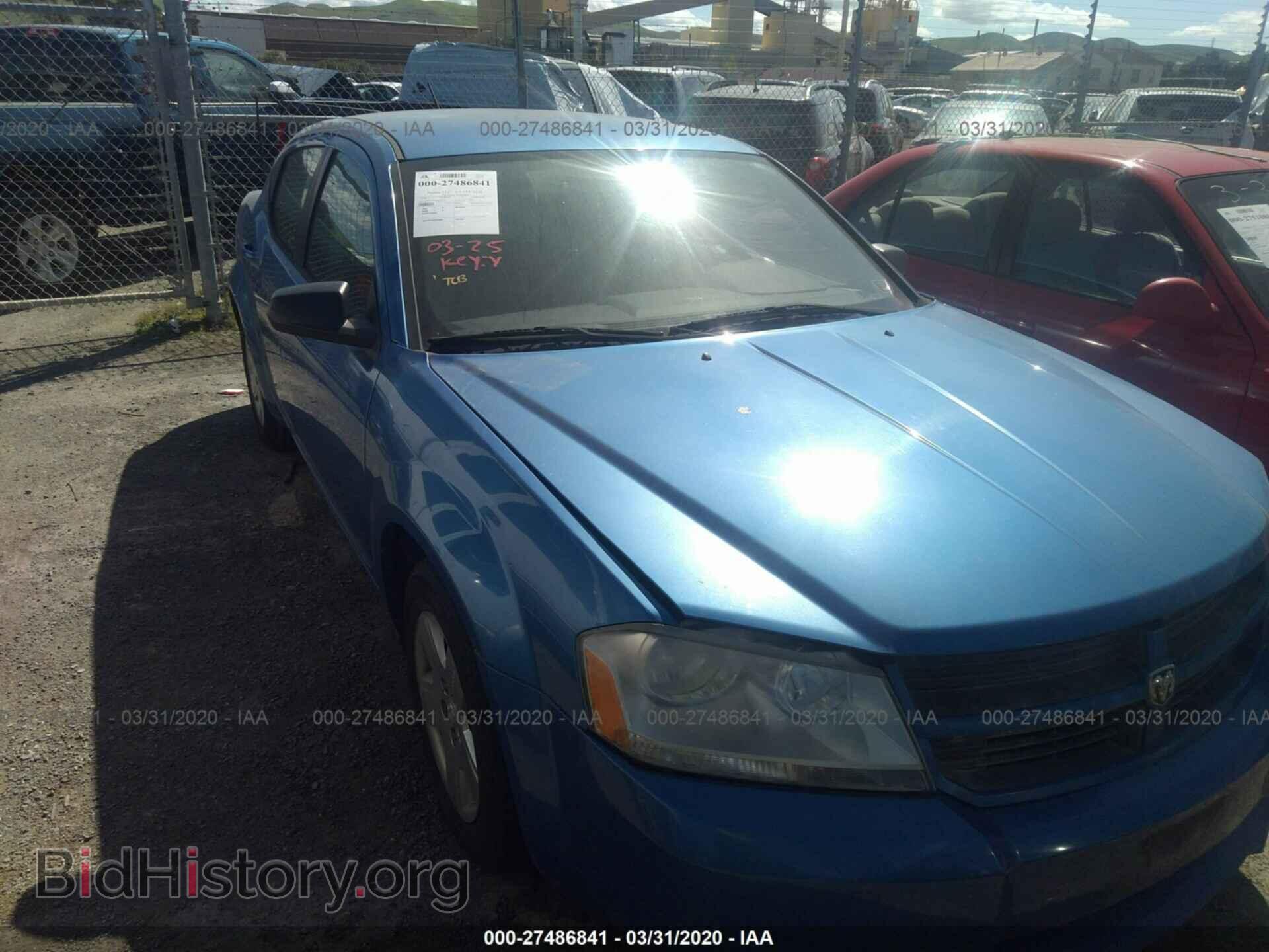 Фотография 1B3LC46J38N226951 - DODGE AVENGER 2008