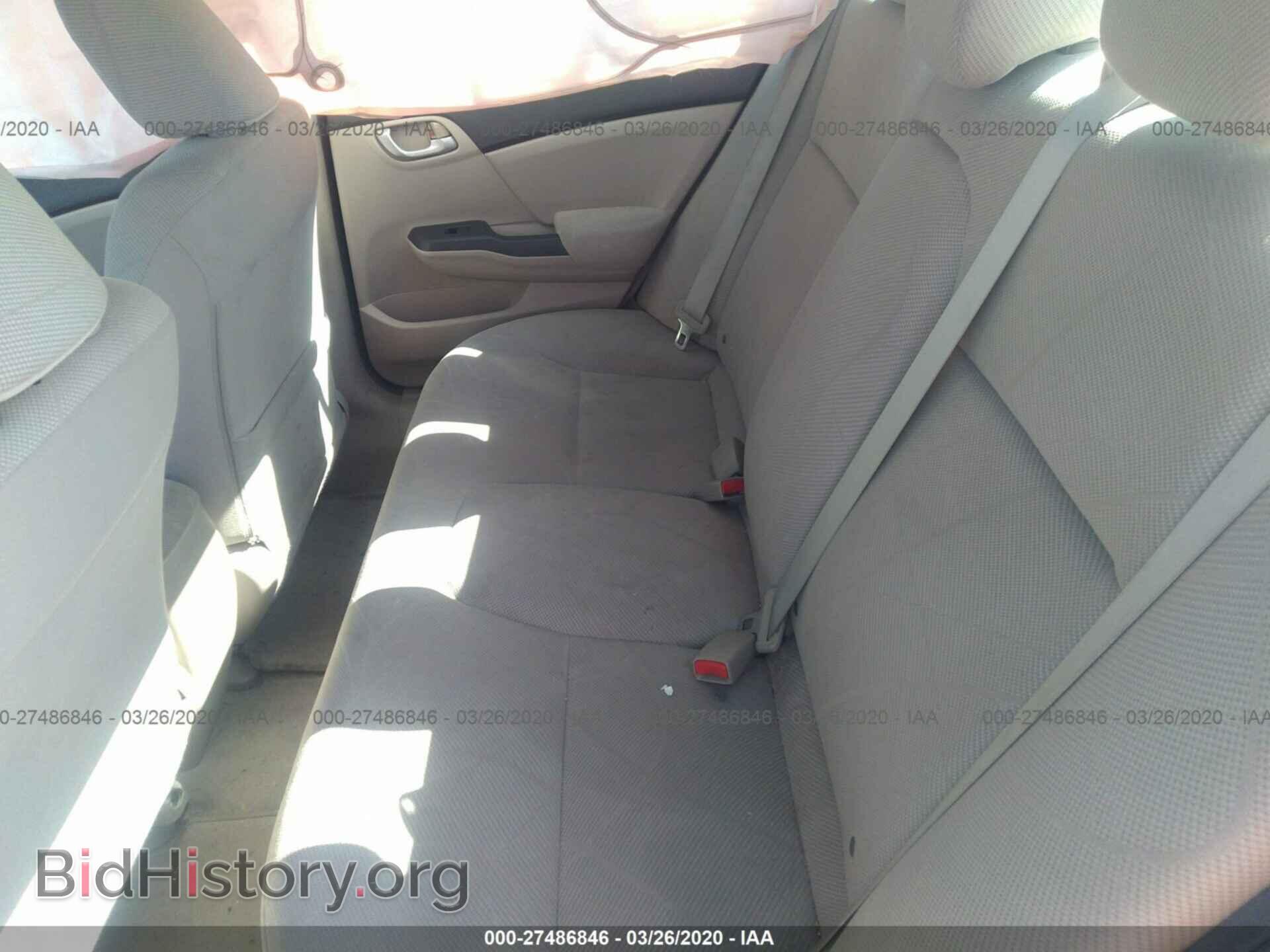 2012 HONDA CIVIC - VIN: 19XFB2F50CE338089 - Photo 8
