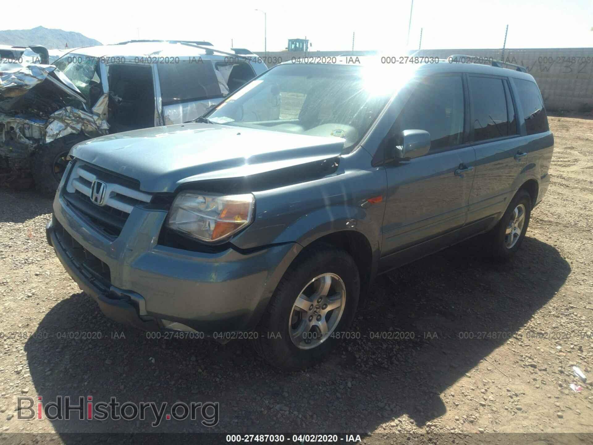 2006 HONDA PILOT - VIN: 2HKYF18456H516705 - Фото 2