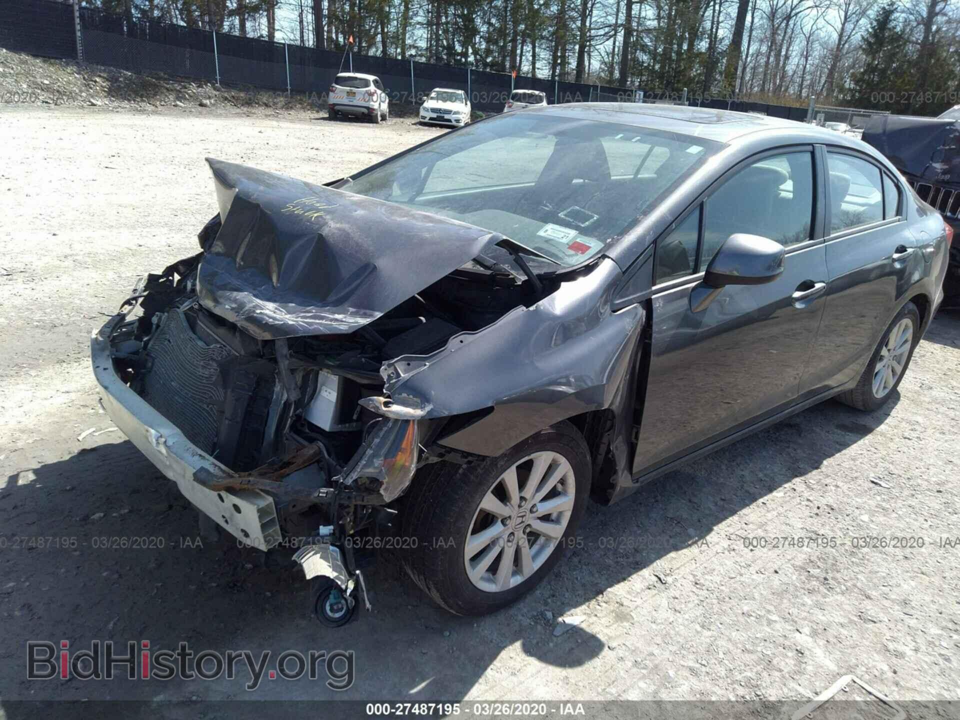 2012 HONDA CIVIC SDN - VIN: 2HGFB2F80CH521220 - Фото 2