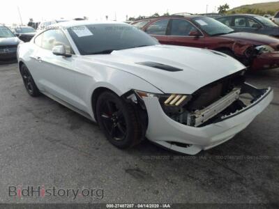 2016 Ford MUSTANG V6, white — VIN 1FA6P8AM6G5251209, IAAI