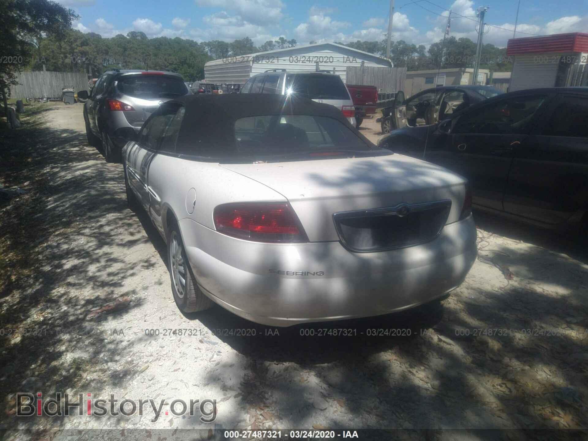 2001 CHRYSLER SEBRING - VIN: 1C3EL55U81N566678 - Фото 3