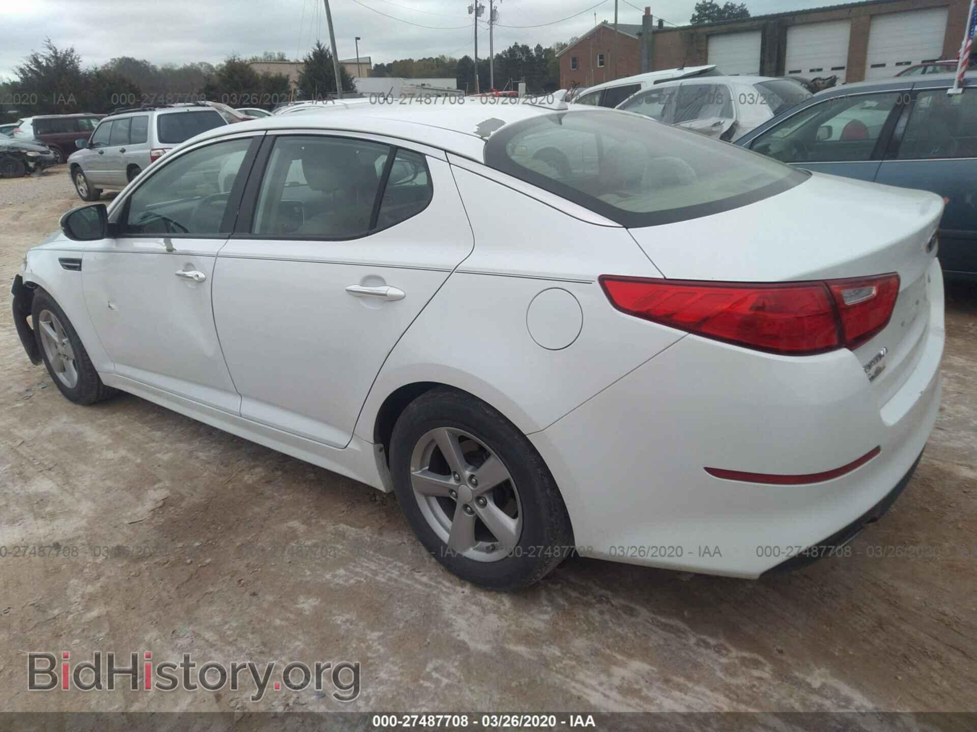 2014 KIA OPTIMA - VIN: 5XXGM4A74EG298631 - Фото 3