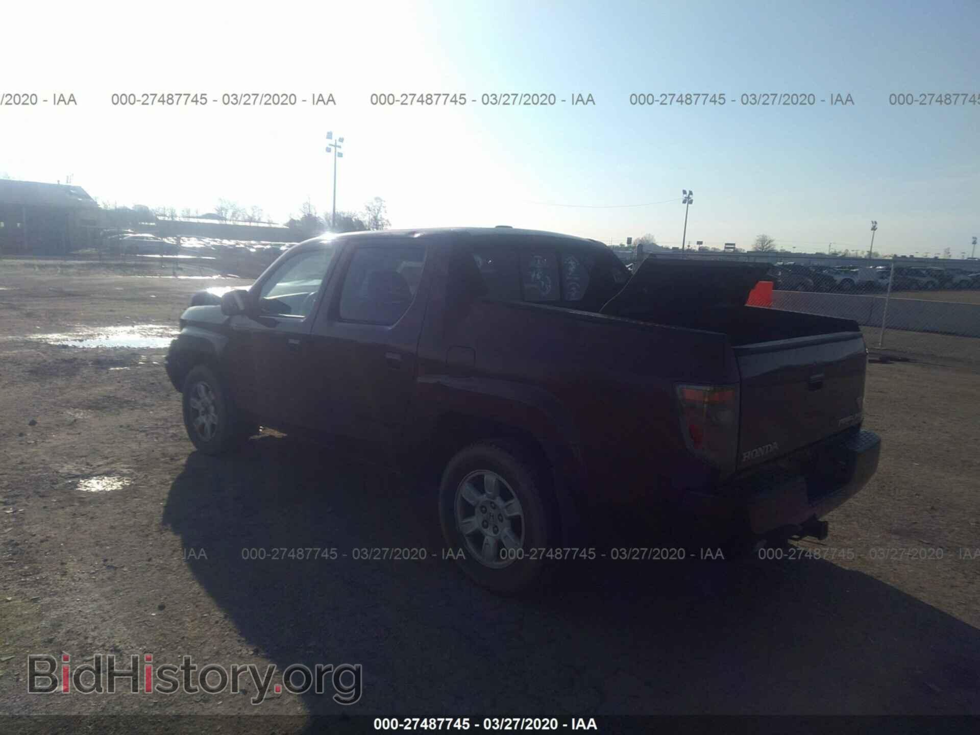 2007 HONDA RIDGELINE - VIN: 2HJYK16517H501552 - Фото 3