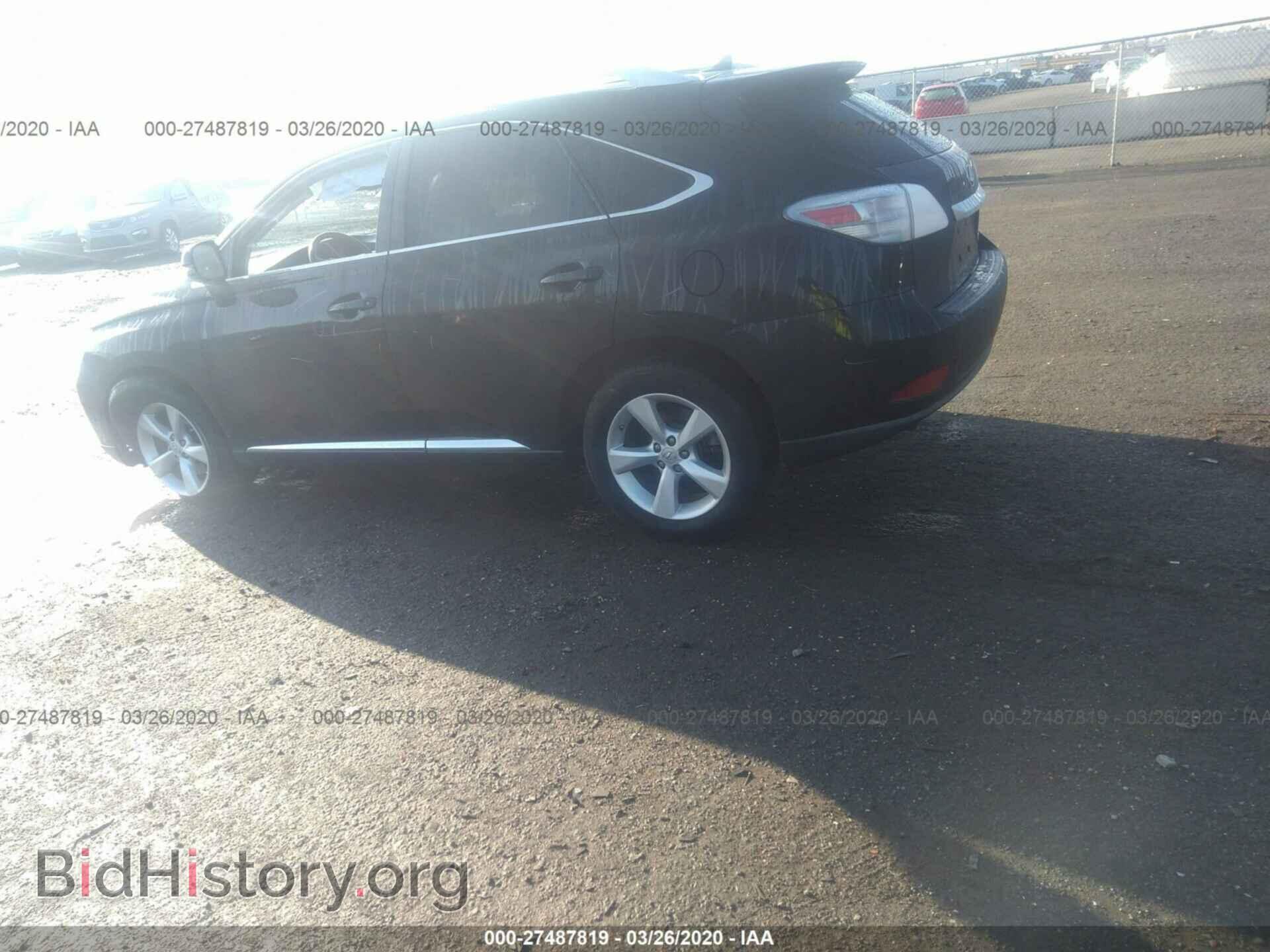 2011 LEXUS RX - VIN: 2T2BK1BA9BC095547 - Фото 3