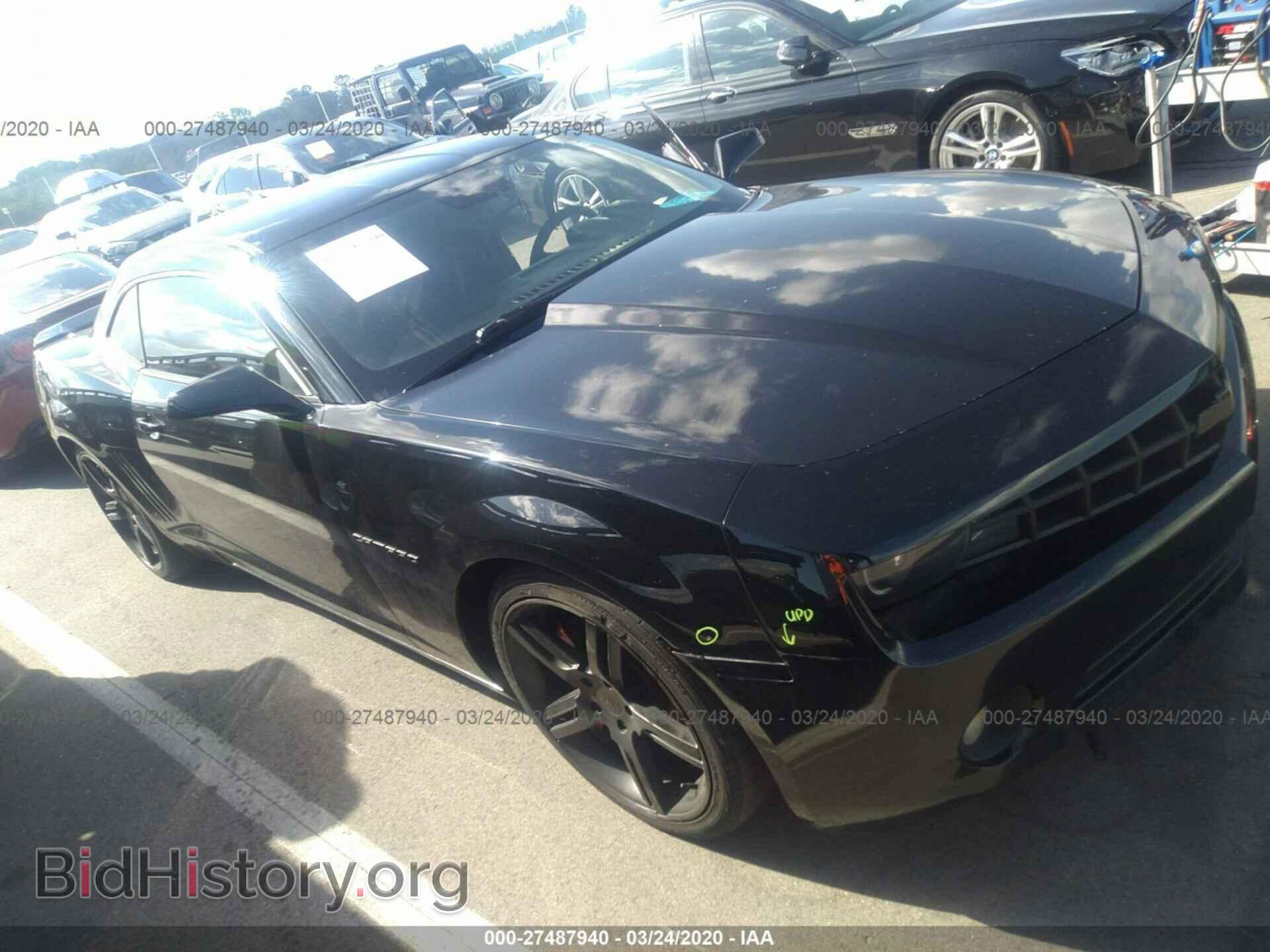 Photo 2G1FA1E33C9182067 - CHEVROLET CAMARO 2012