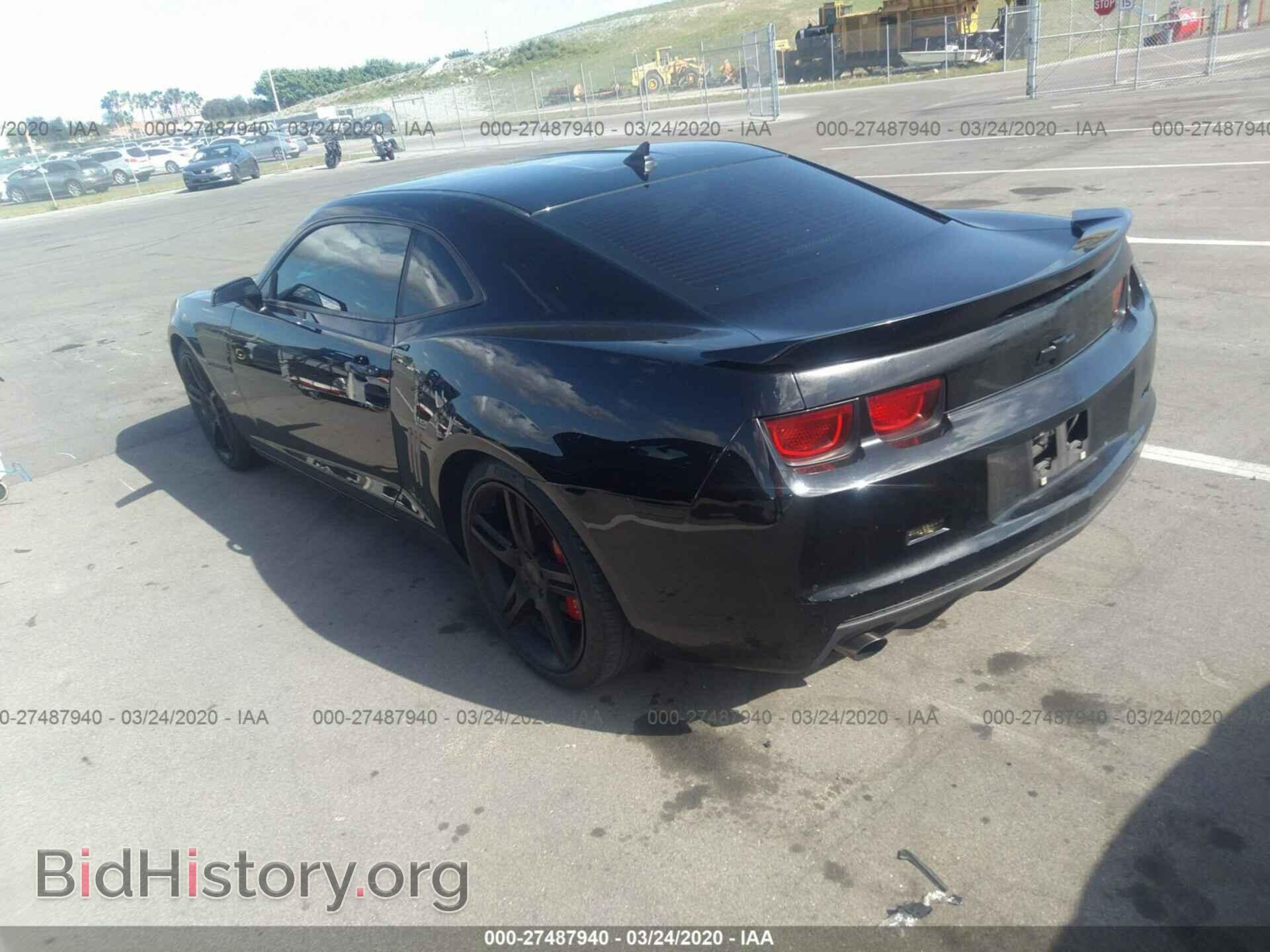 2012 CHEVROLET CAMARO - VIN: 2G1FA1E33C9182067 - Фото 3
