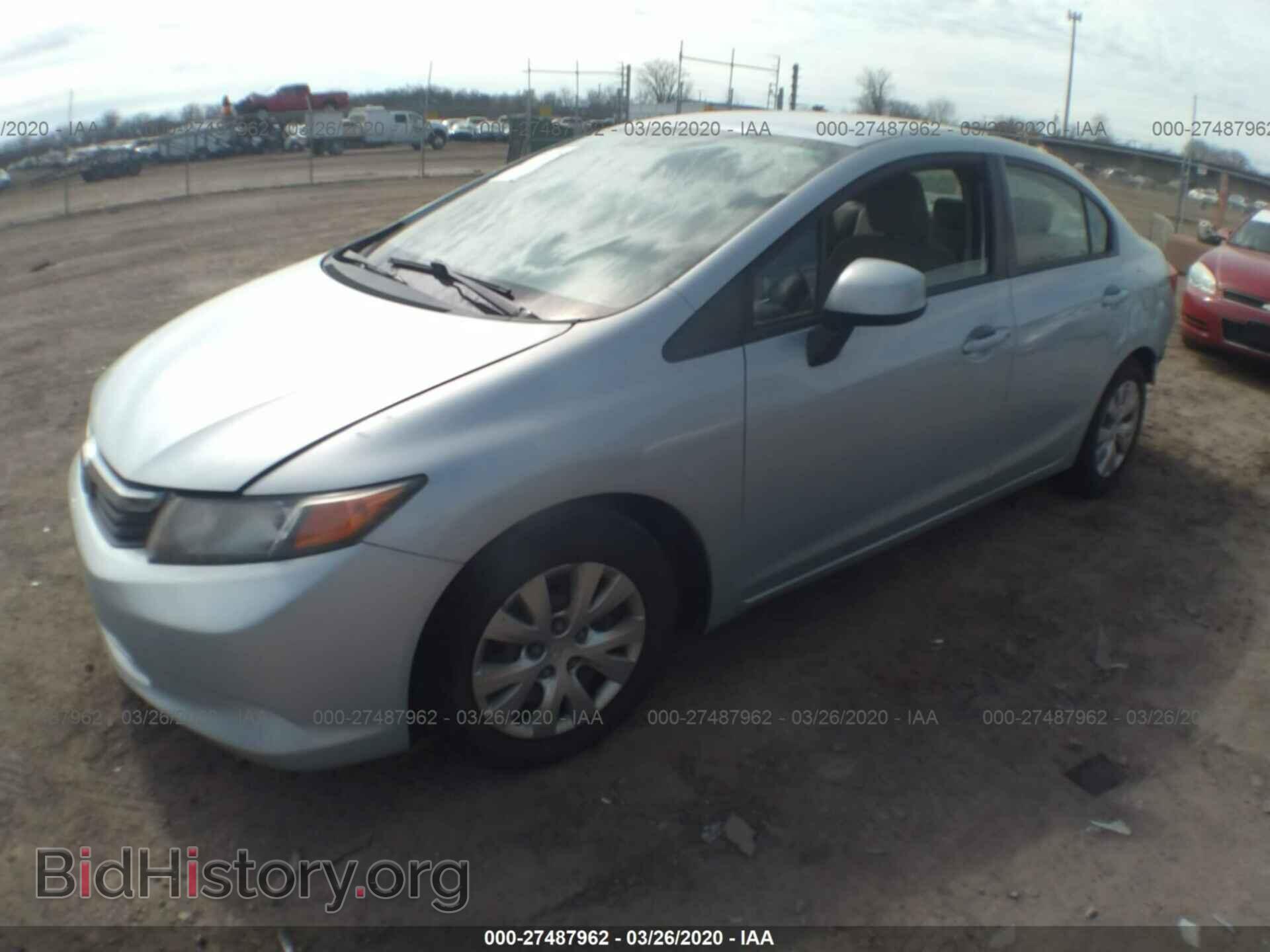 2012 HONDA CIVIC - VIN: 19XFB2F59CE314177 - Фото 2
