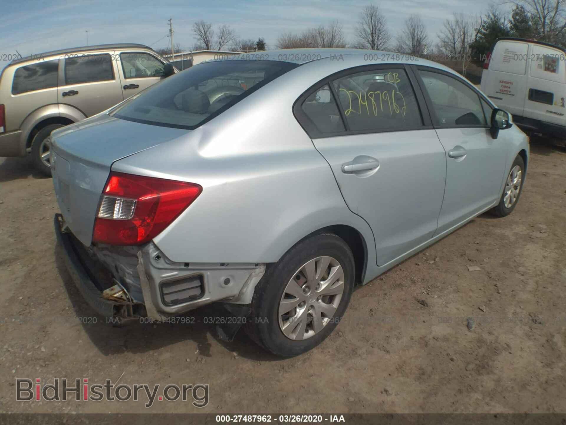 2012 HONDA CIVIC - VIN: 19XFB2F59CE314177 - Фото 4