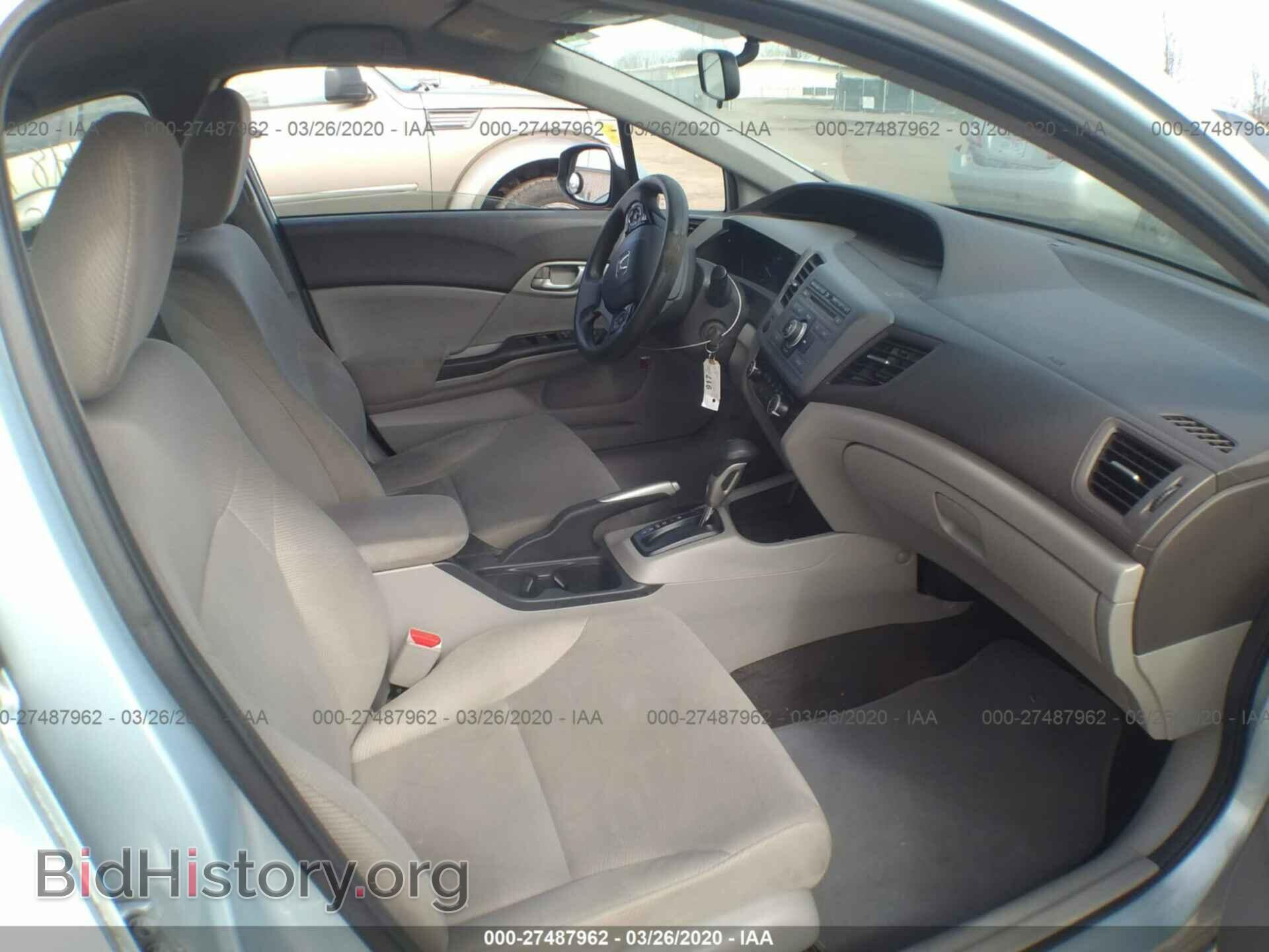 2012 HONDA CIVIC - VIN: 19XFB2F59CE314177 - Фото 5