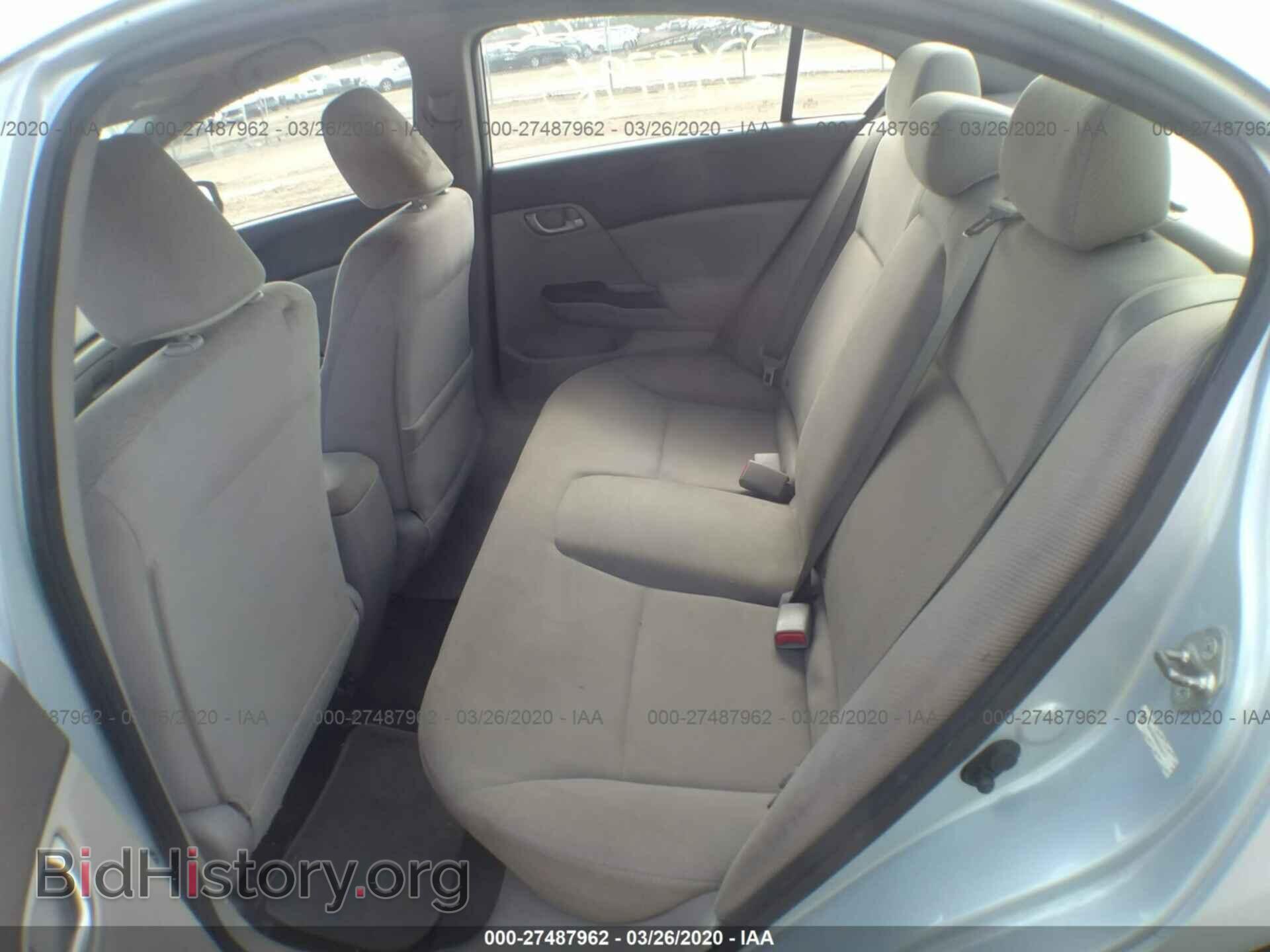 2012 HONDA CIVIC - VIN: 19XFB2F59CE314177 - Фото 8