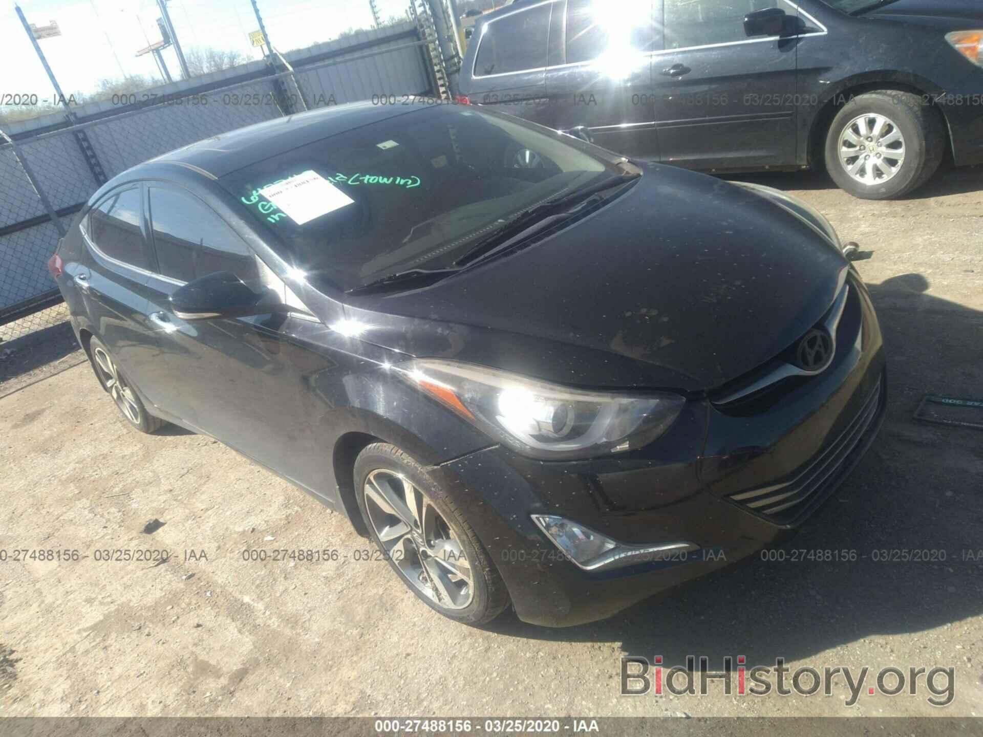 Photo KMHDH4AE2EU090260 - HYUNDAI ELANTRA 2014