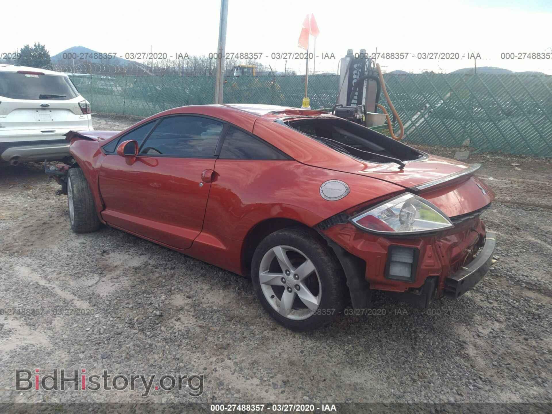 2006 MITSUBISHI ECLIPSE - VIN: 4A3AK24FX6E006311 - Фото 3