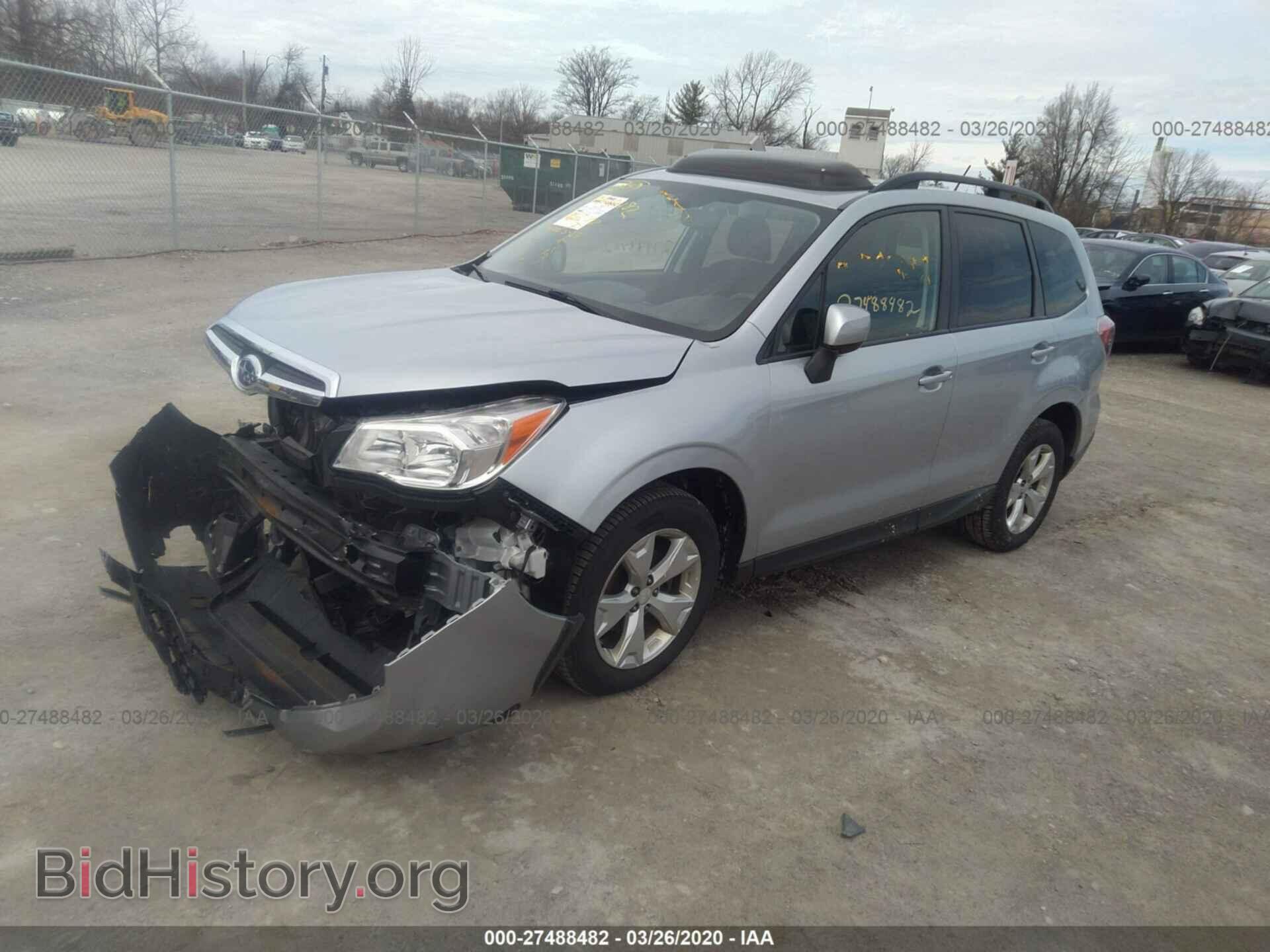 2015 SUBARU FORESTER - VIN: JF2SJAFC2FH516112 - Фото 2