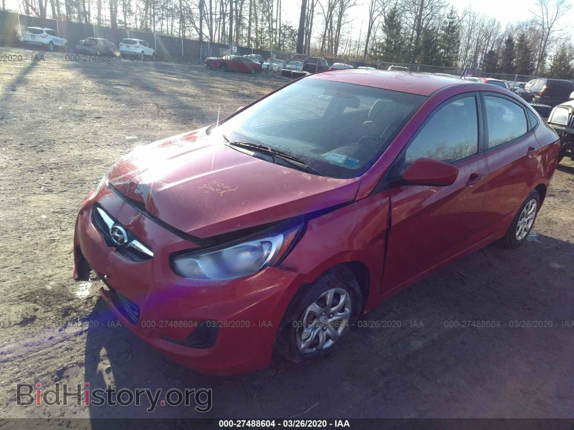 2014 HYUNDAI ACCENT - VIN: KMHCT4AE1EU687281 - Фото 2