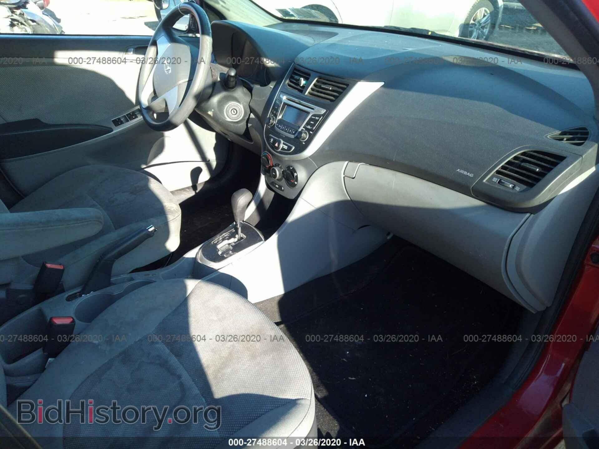 2014 HYUNDAI ACCENT - VIN: KMHCT4AE1EU687281 - Фото 5