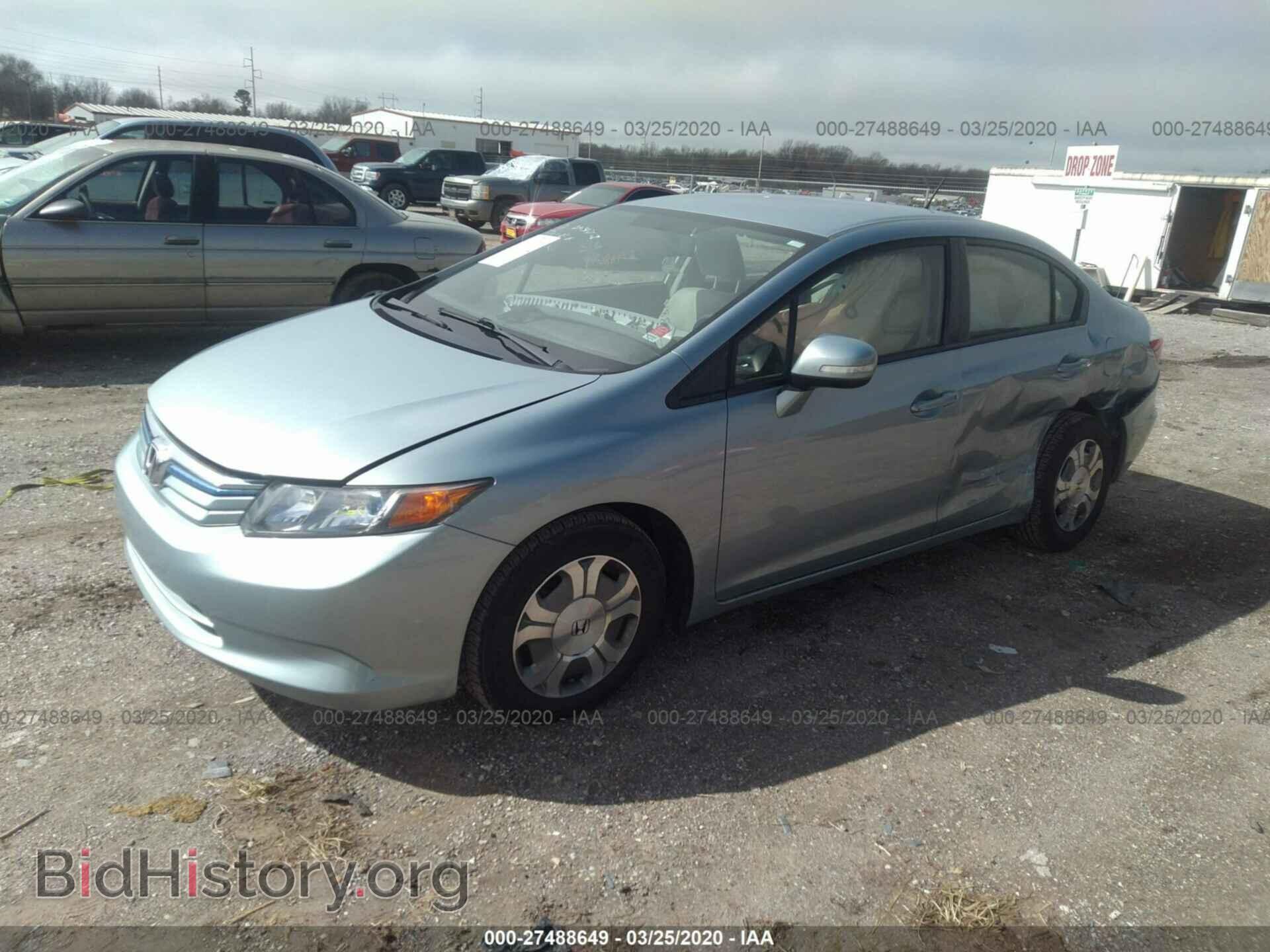 2012 HONDA CIVIC - VIN: JHMFB4F2XCS000020 - Фото 2