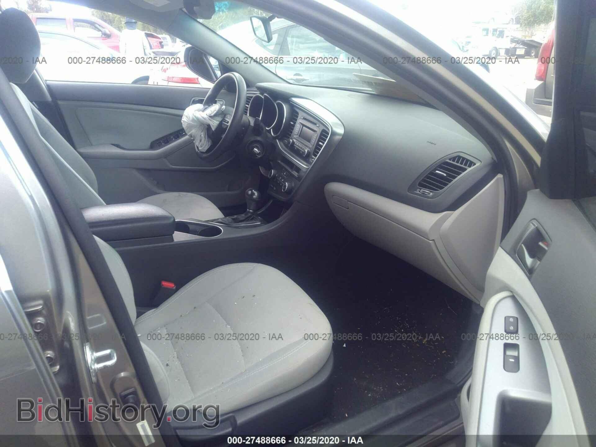 2014 KIA OPTIMA - VIN: 5XXGM4A74EG331434 - Фото 5