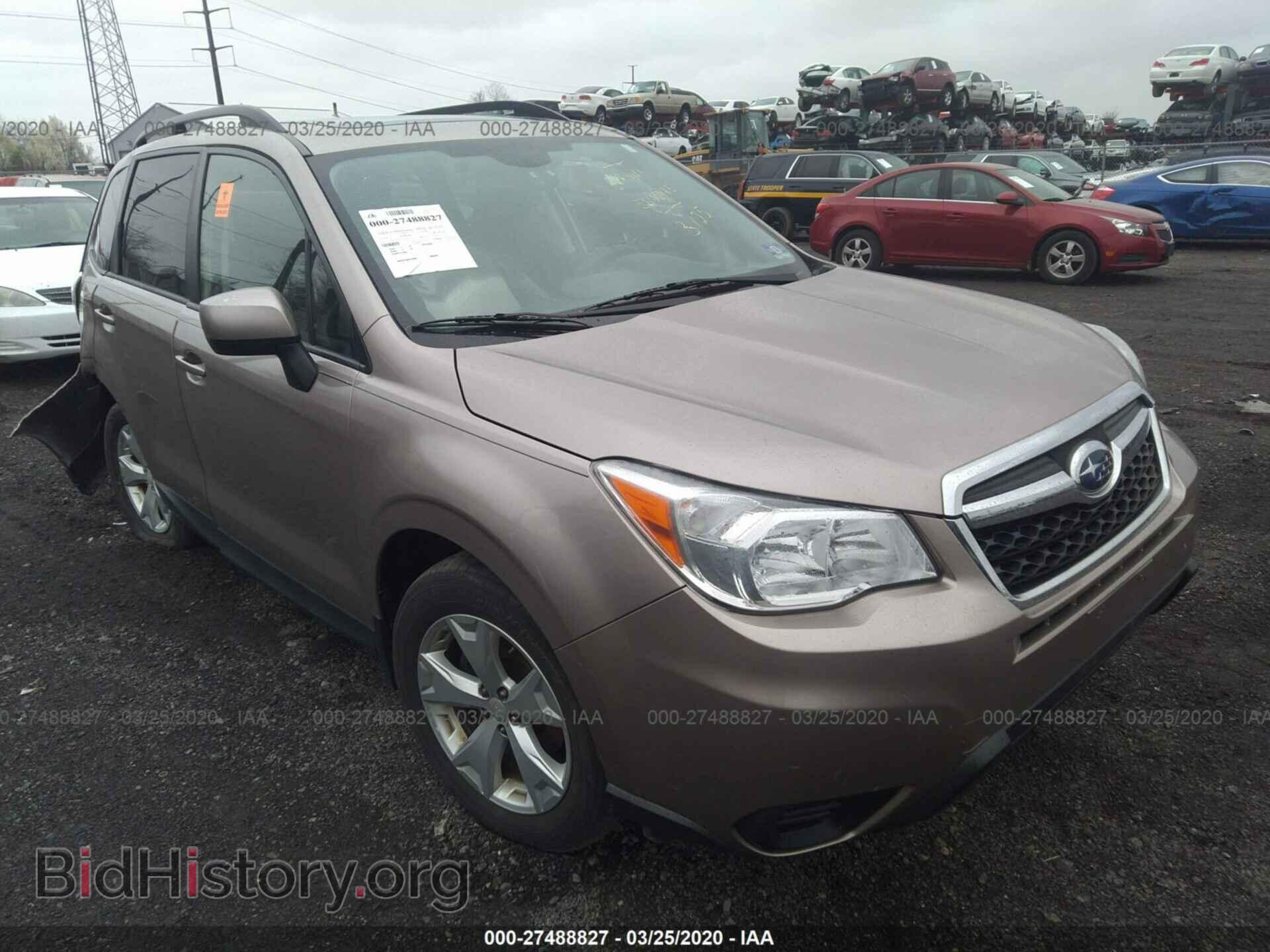 Фотография JF2SJAFC6FH470445 - SUBARU FORESTER 2015