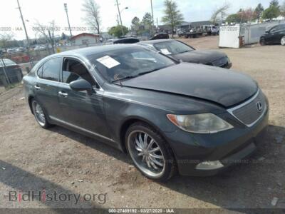 2007 Lexus LS 460, gray — VIN JTHBL46F875021063, IAAI