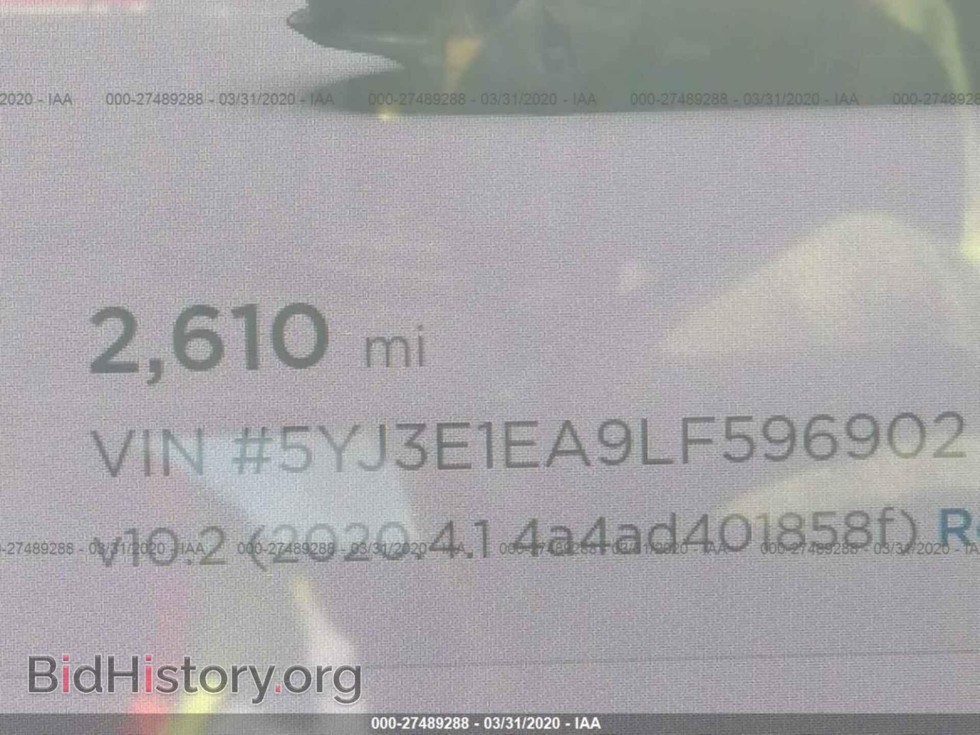 2020 TESLA MODEL 3 - VIN: 5YJ3E1EA9LF596902 - Photo 7
