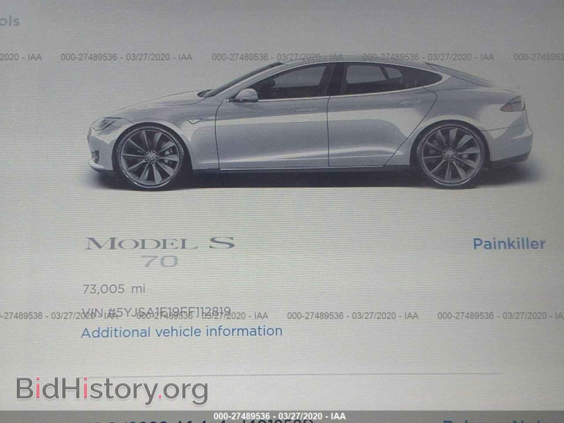 2015 TESLA MODEL S - VIN: 5YJSA1E19FF112819 - Photo 7