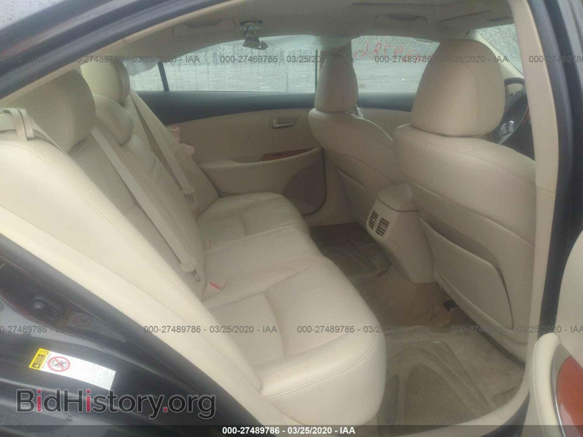 2011 LEXUS ES - VIN: JTHBK1EG7B2419726 - Фото 8
