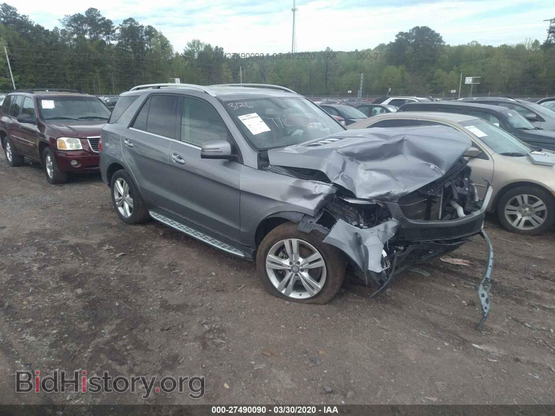 Photo 4JGDA5HB2FA445355 - MERCEDES-BENZ ML 2015