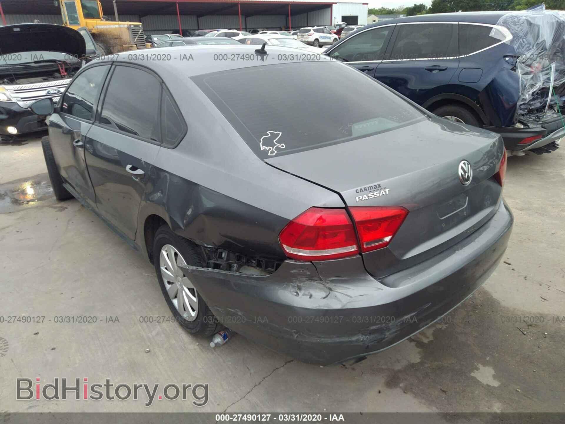 2012 VOLKSWAGEN PASSAT - VIN: 1VWAP7A34CC056718 - Фото 3
