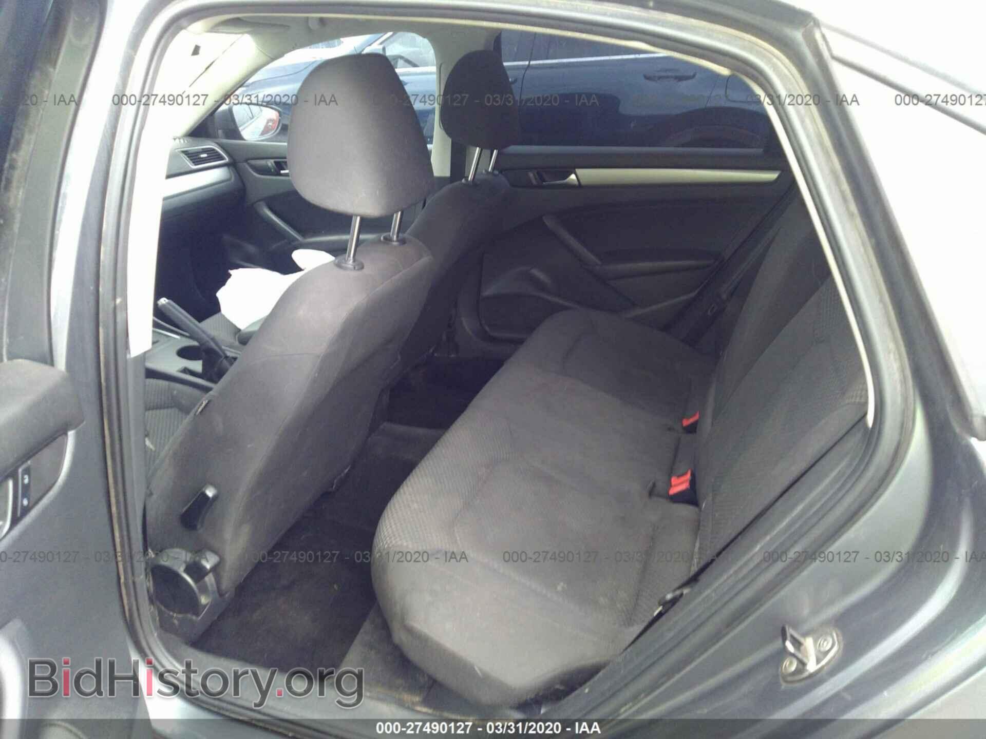 2012 VOLKSWAGEN PASSAT - VIN: 1VWAP7A34CC056718 - Фото 8