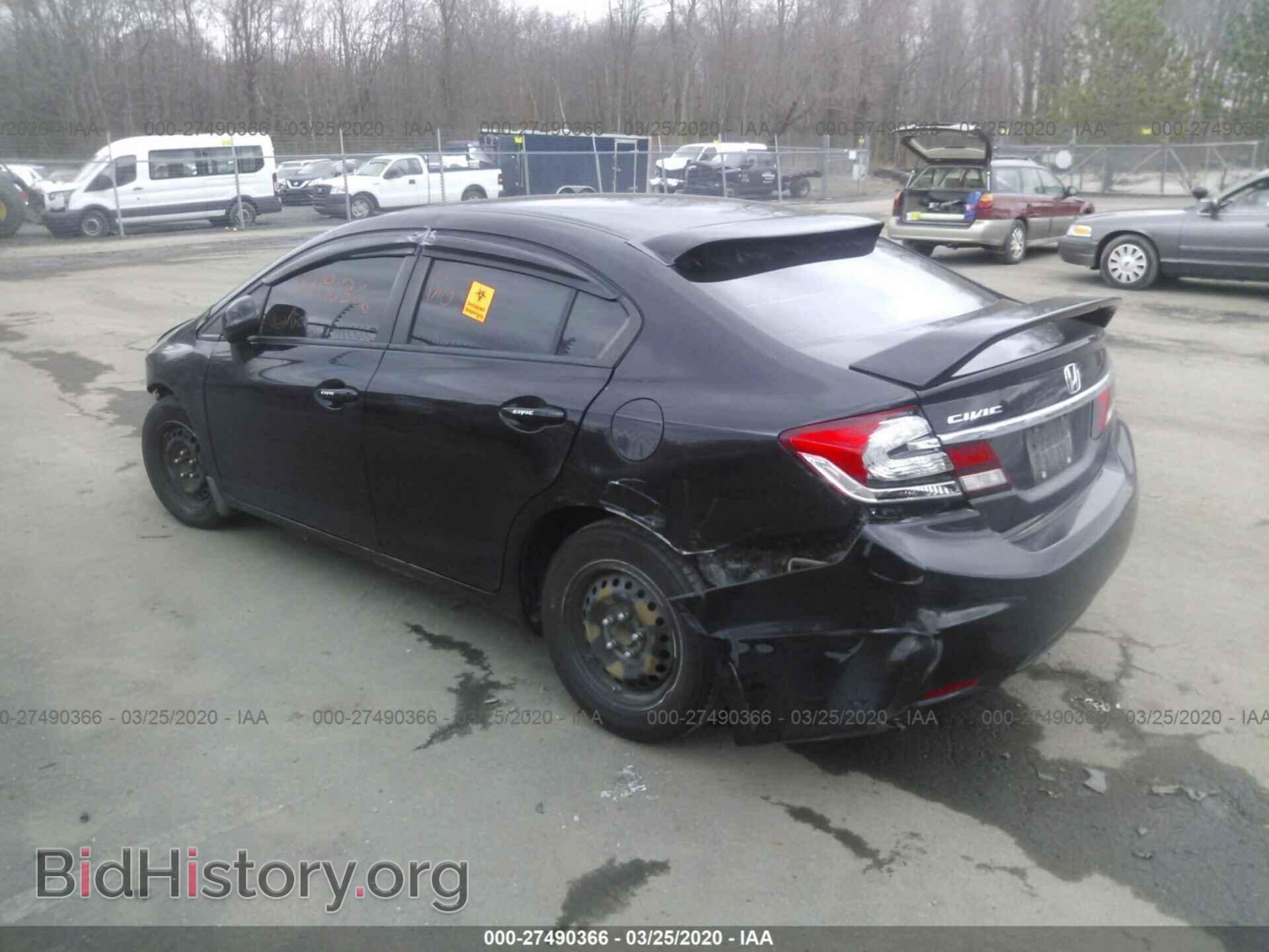 2013 HONDA CIVIC - VIN: 19XFB2F52DE278639 - Фото 3