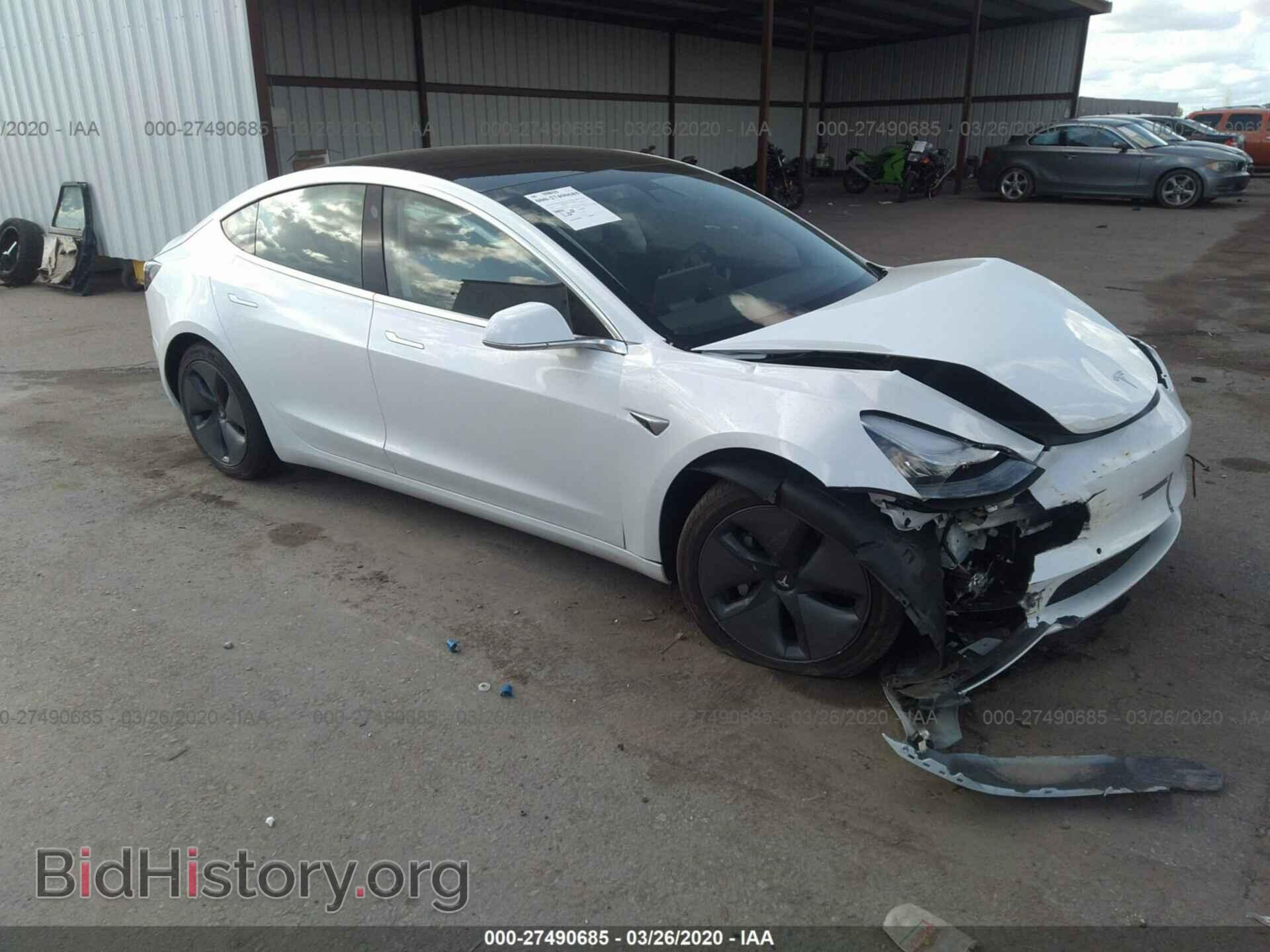 Фотография 5YJ3E1EA4KF485155 - TESLA MODEL 3 2019
