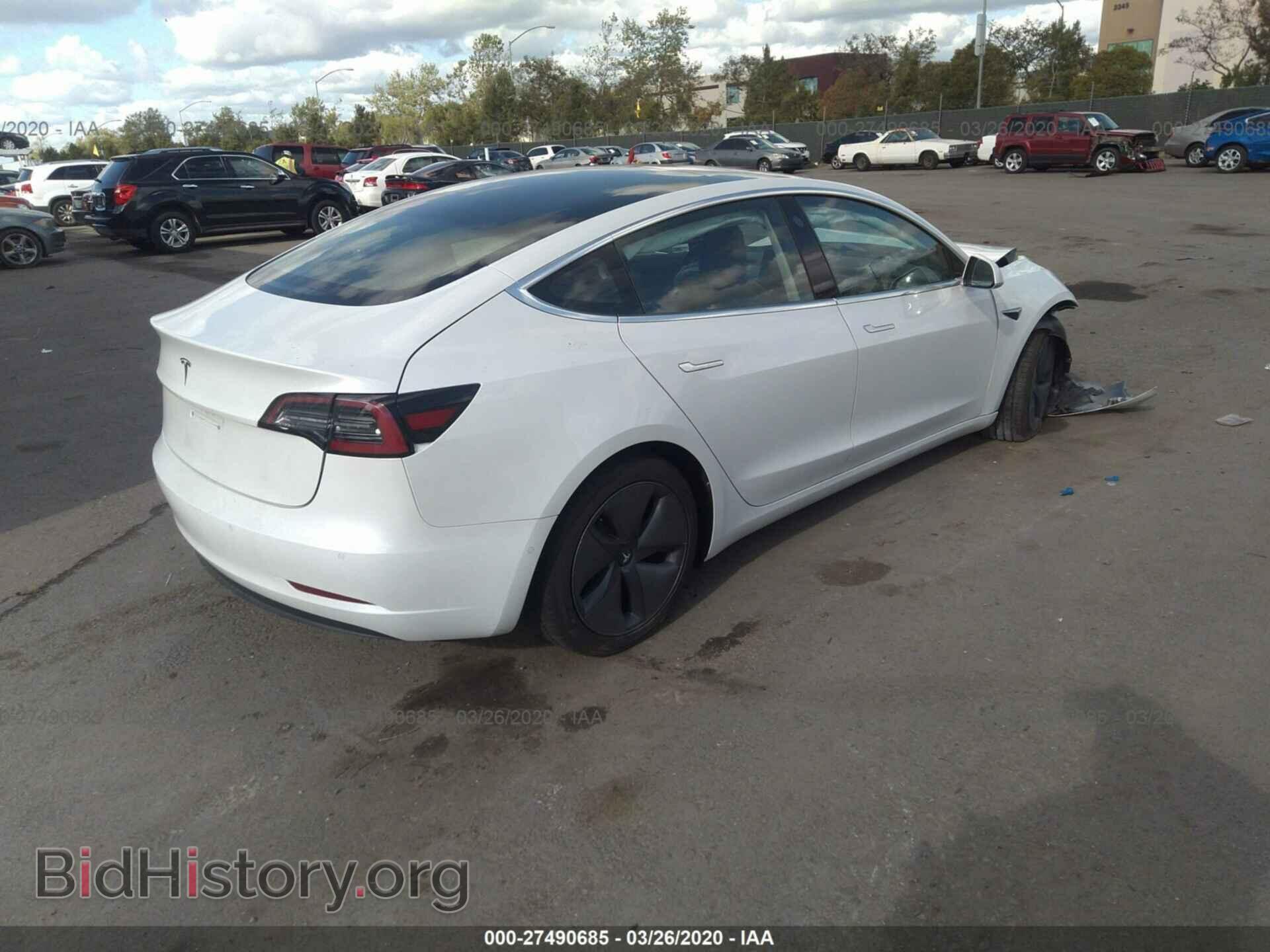 2019 TESLA MODEL 3 - VIN: 5YJ3E1EA4KF485155 - Фото 4