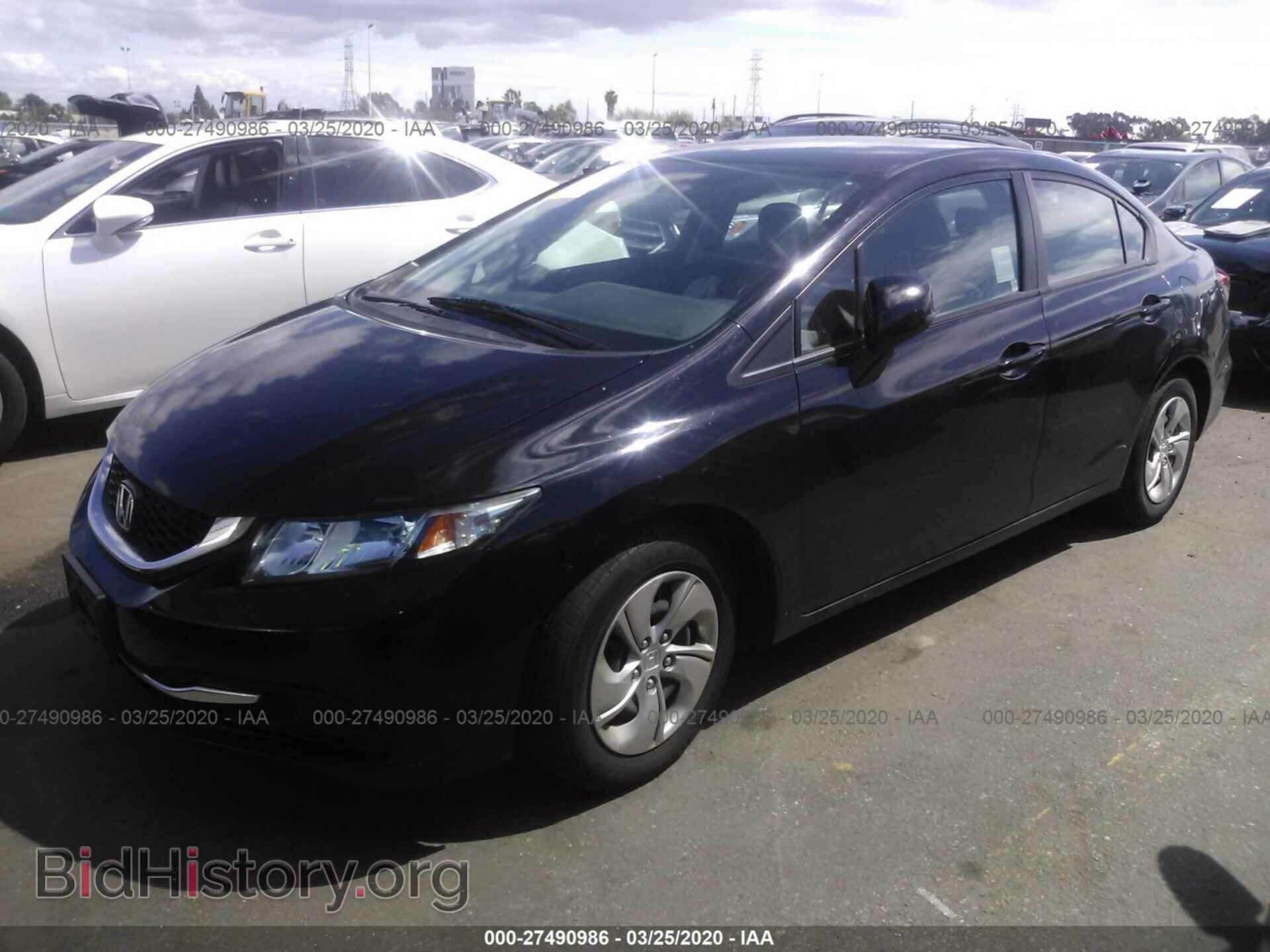 2013 HONDA CIVIC - VIN: 19XFB2F5XDE293843 - Фото 2