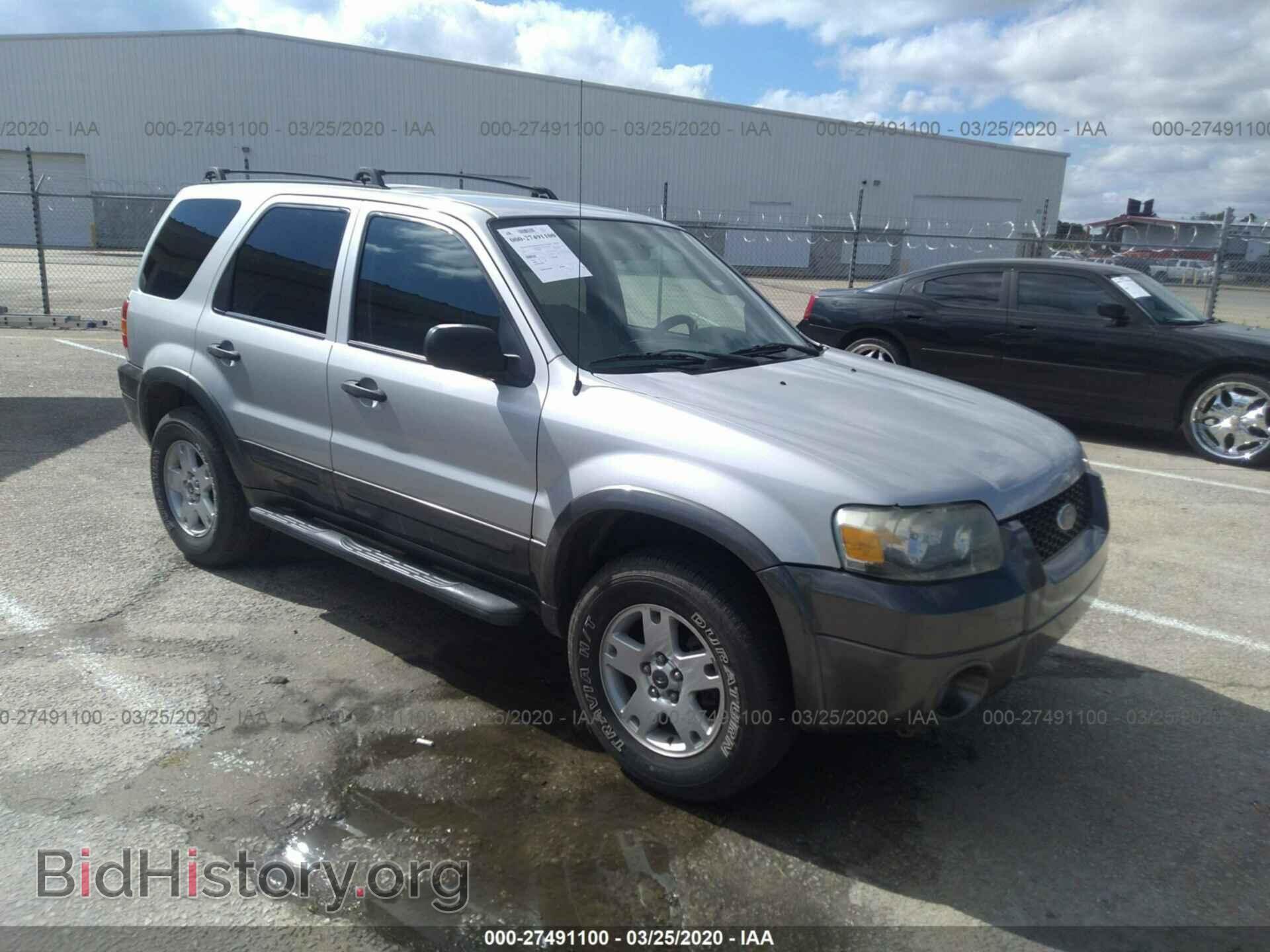 Photo 1FMYU03105KA77602 - FORD ESCAPE 2005
