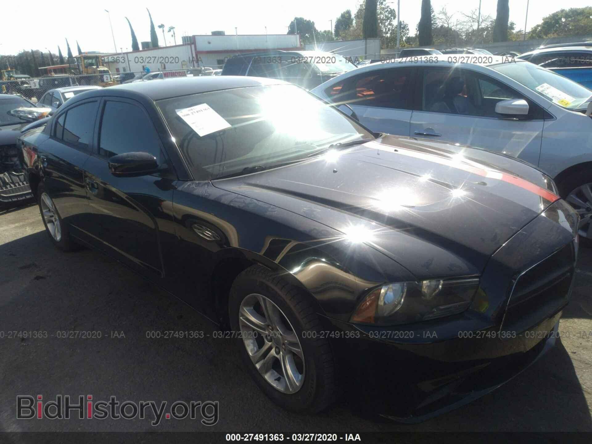 Photo 2C3CDXBG9EH206042 - DODGE CHARGER 2014