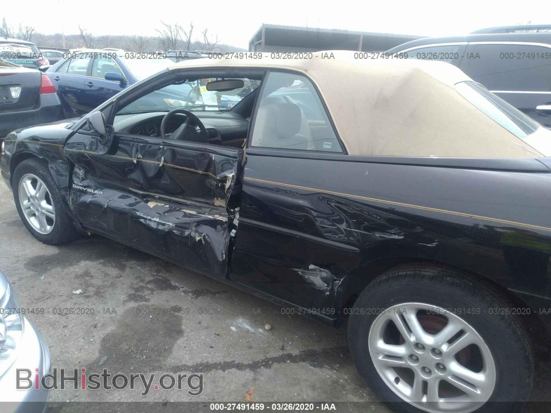 1996 CHRYSLER SEBRING - VIN: 3C3EL55H3TT256783 - Фото 6