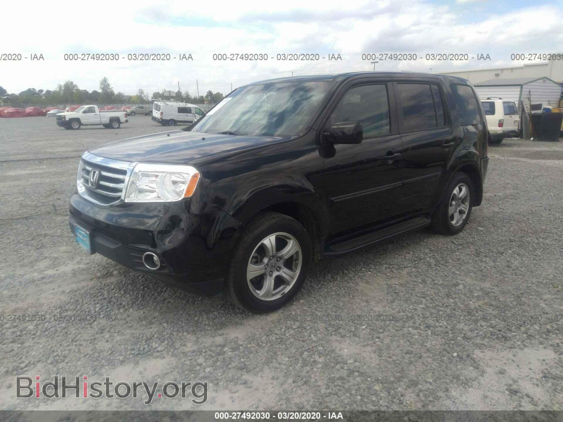 2013 HONDA PILOT - VIN: 5FNYF3H59DB038689 - Фото 2