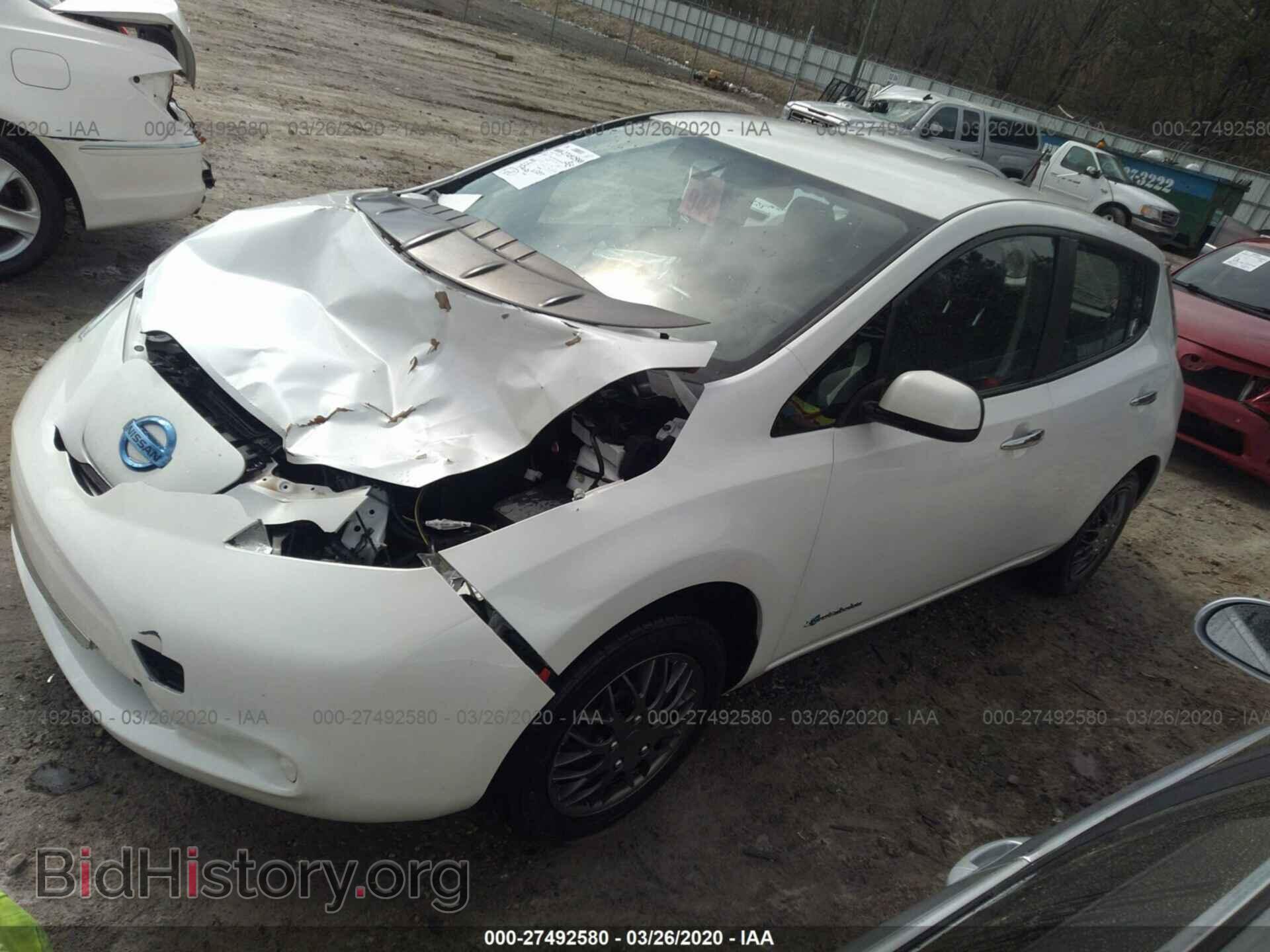 2015 NISSAN LEAF - VIN: 1N4AZ0CP9FC327075 - Фото 2