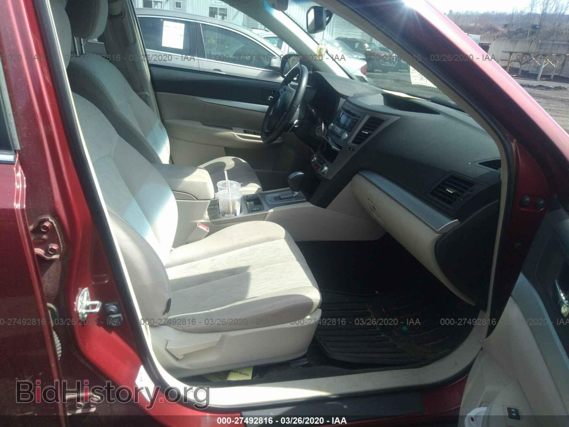 2013 SUBARU OUTBACK - VIN: 4S4BRBGC2D3282278 - Фото 5
