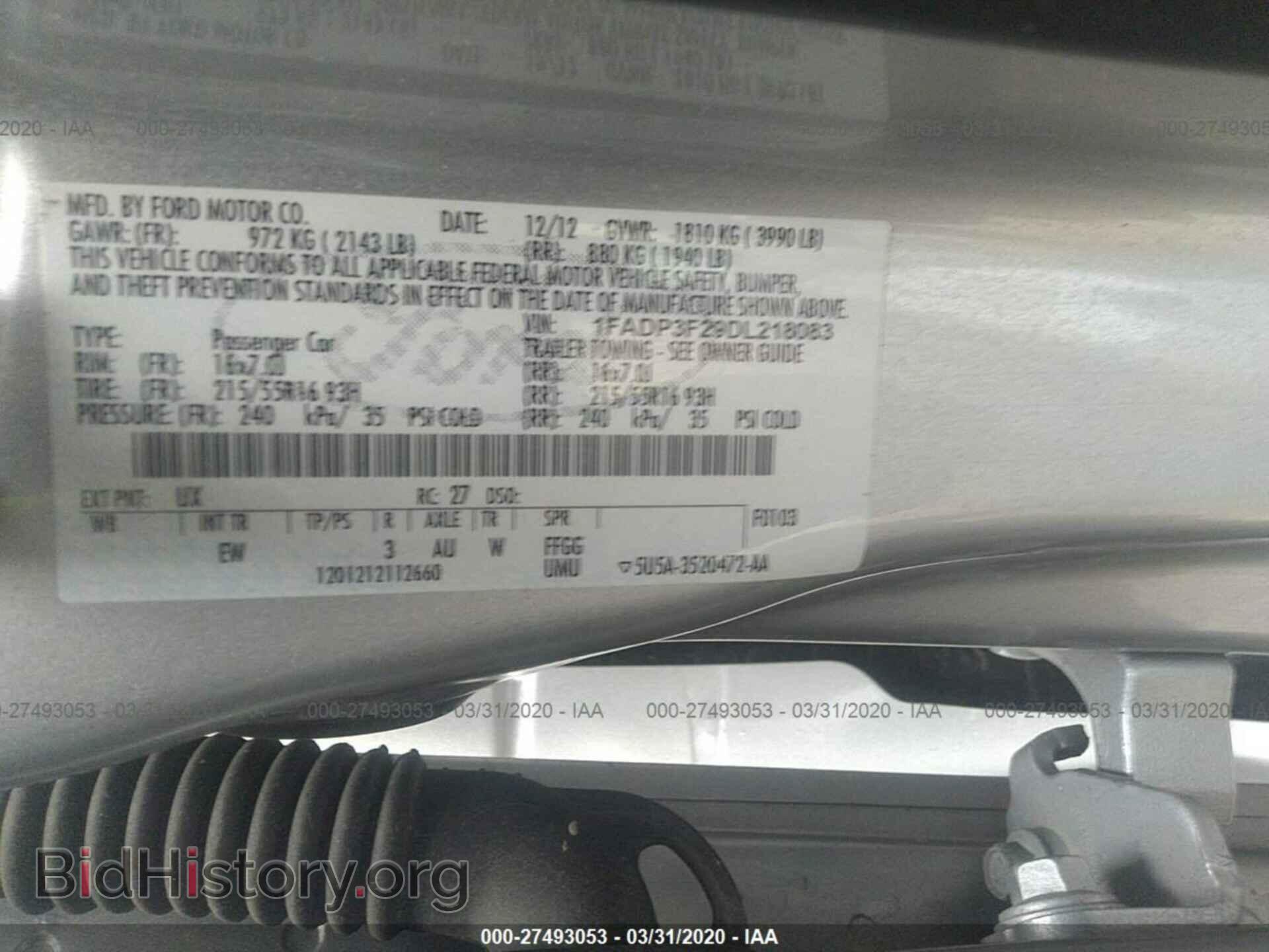 2013 FORD FOCUS - VIN: 1FADP3F29DL218083 - Photo 9