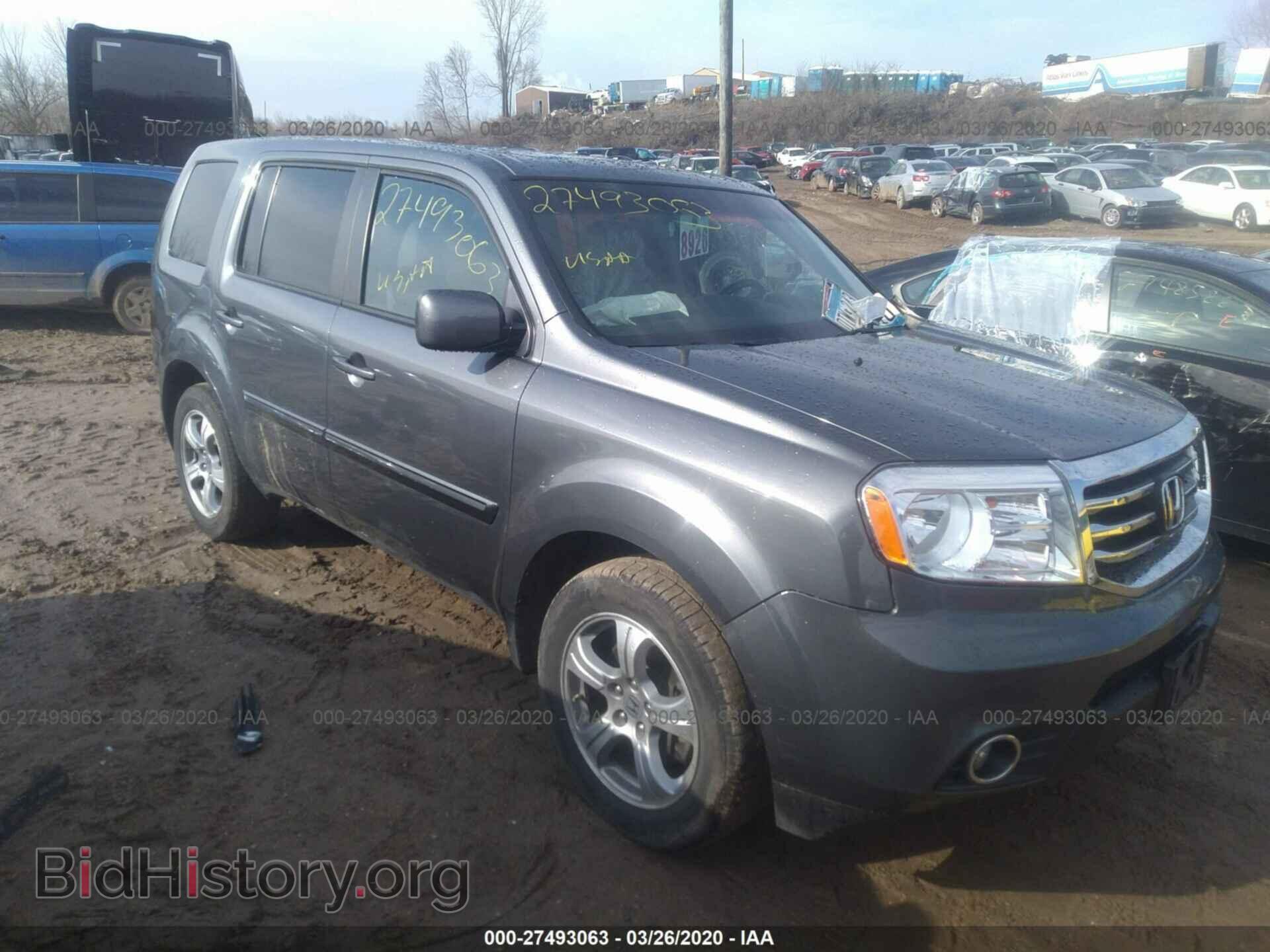 Photo 5FNYF4H54DB007078 - HONDA PILOT 2013