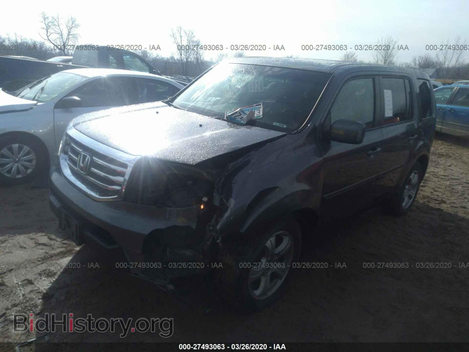 2013 HONDA PILOT - VIN: 5FNYF4H54DB007078 - Photo 2