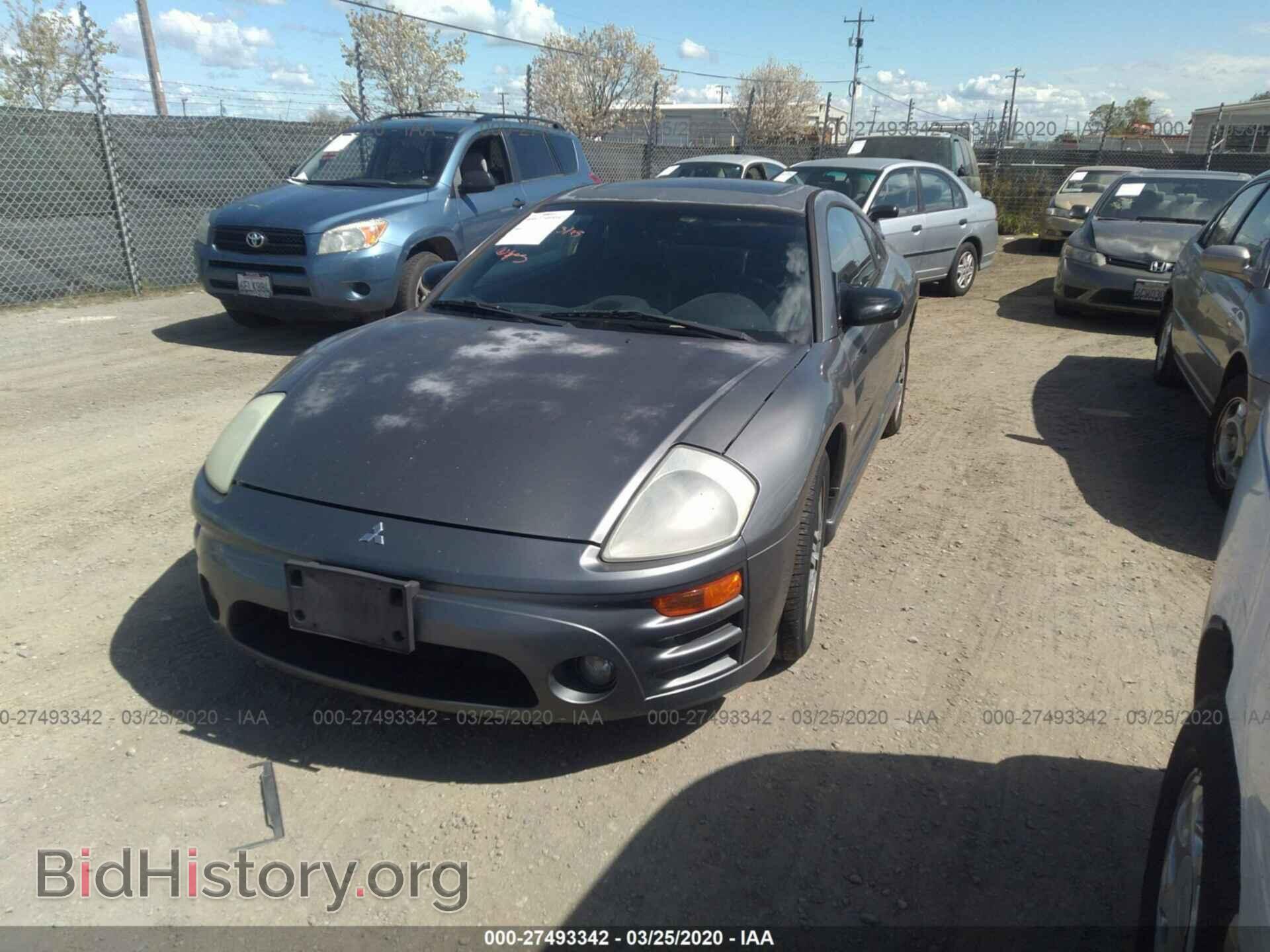 2004 MITSUBISHI ECLIPSE - VIN: 4A3AC74H44E036994 - Фото 2