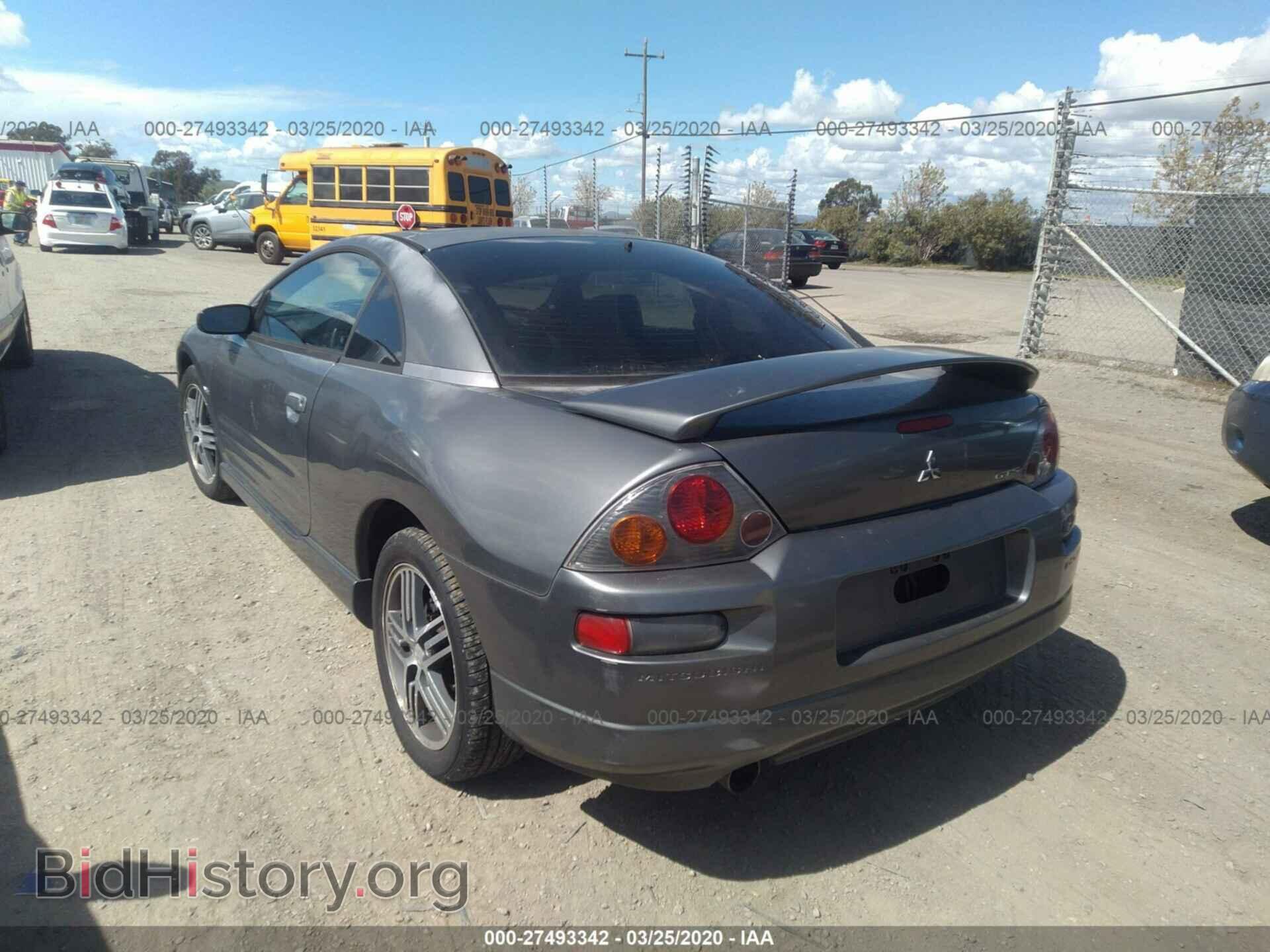 2004 MITSUBISHI ECLIPSE - VIN: 4A3AC74H44E036994 - Фото 3