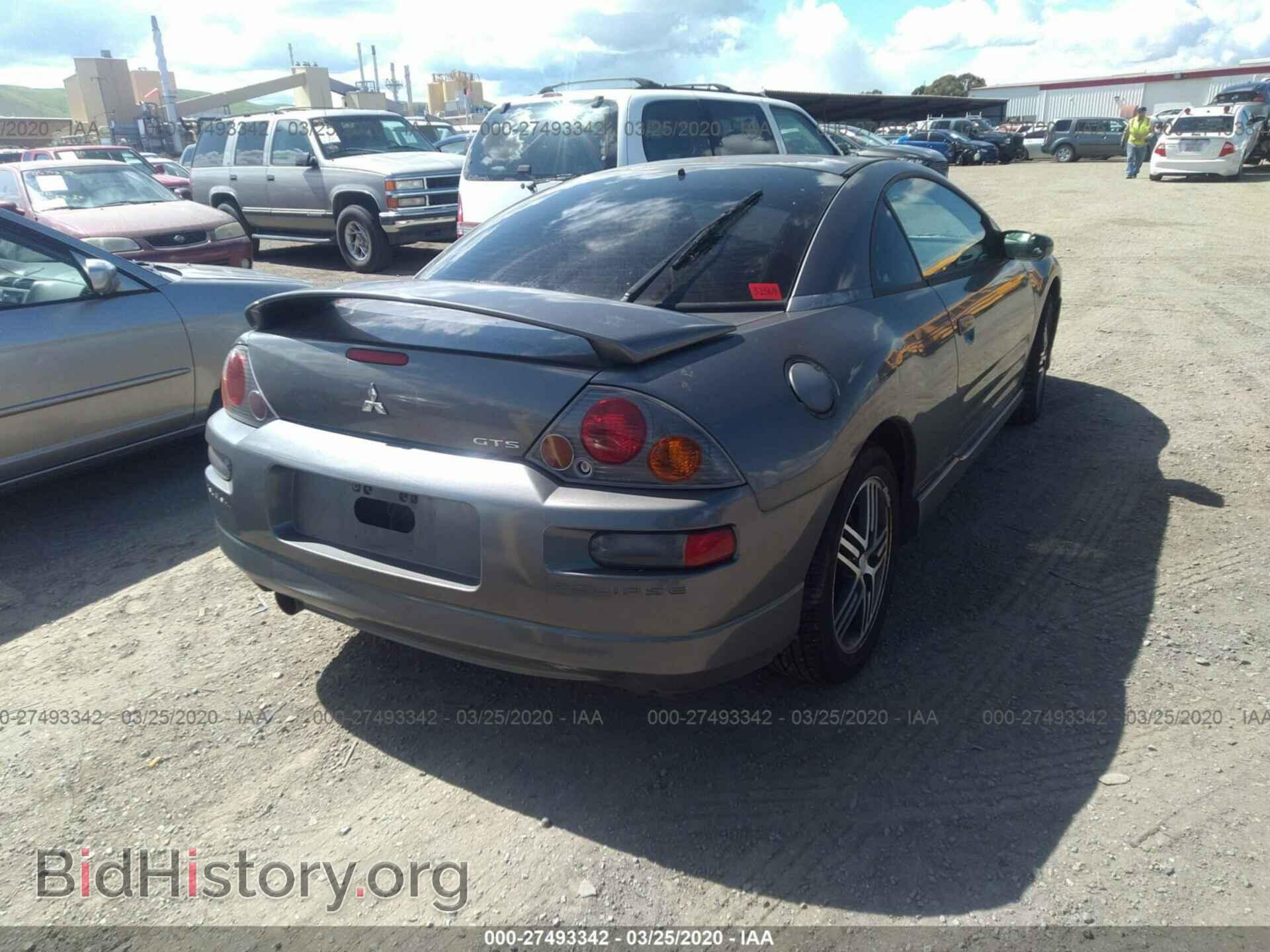 2004 MITSUBISHI ECLIPSE - VIN: 4A3AC74H44E036994 - Фото 4
